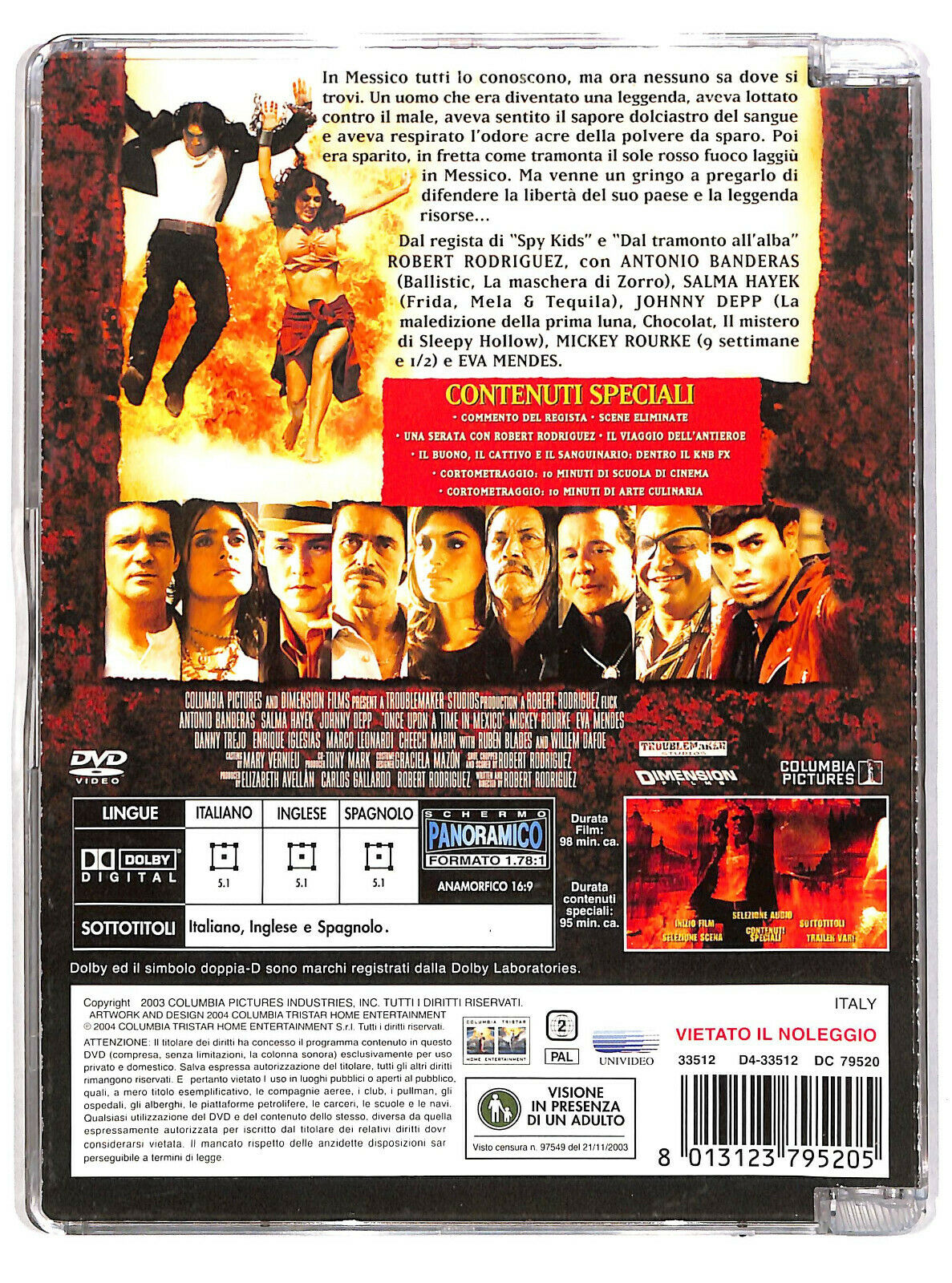 EBOND C'era Una Volta In Messico Sjb DVD D604636