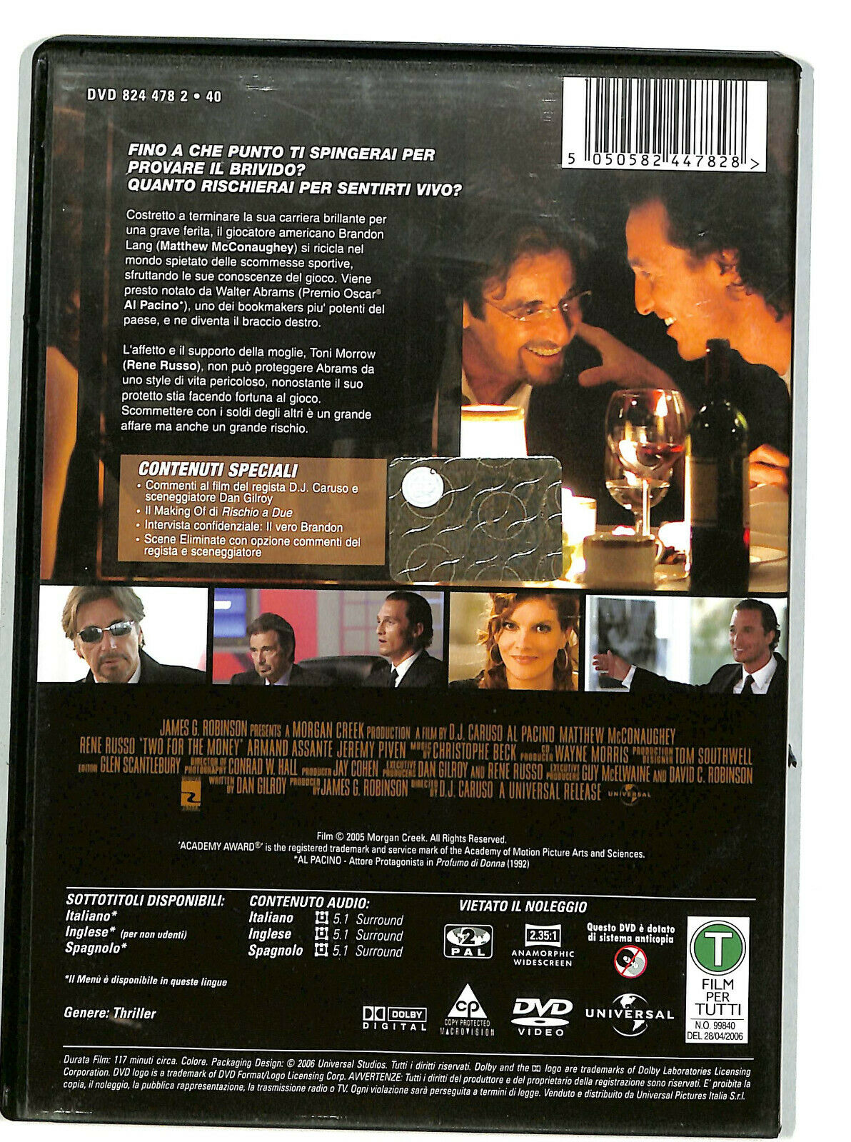 EBOND Rischio a Due DVD D604706