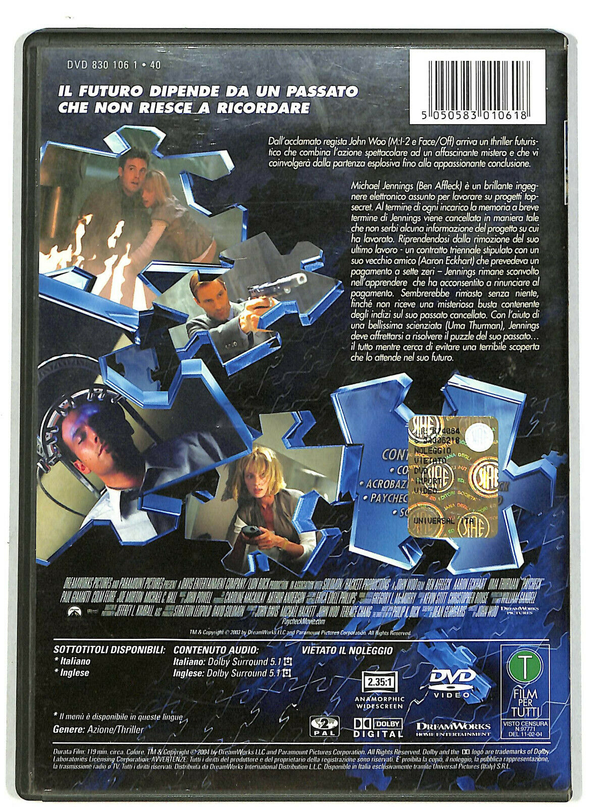 EBOND Paycheck DVD D604739