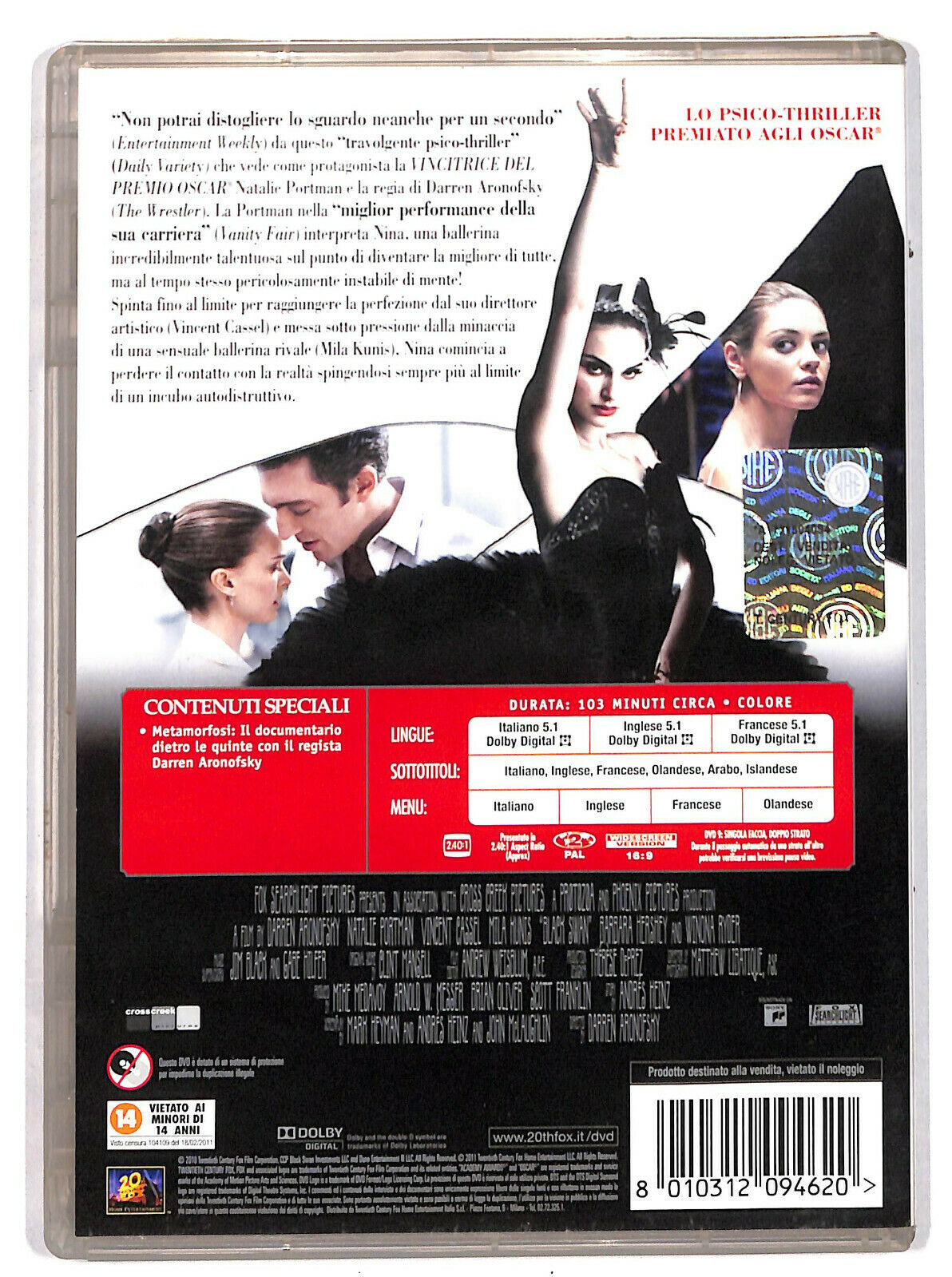 EBOND Il Cigno Nero DVD D604819