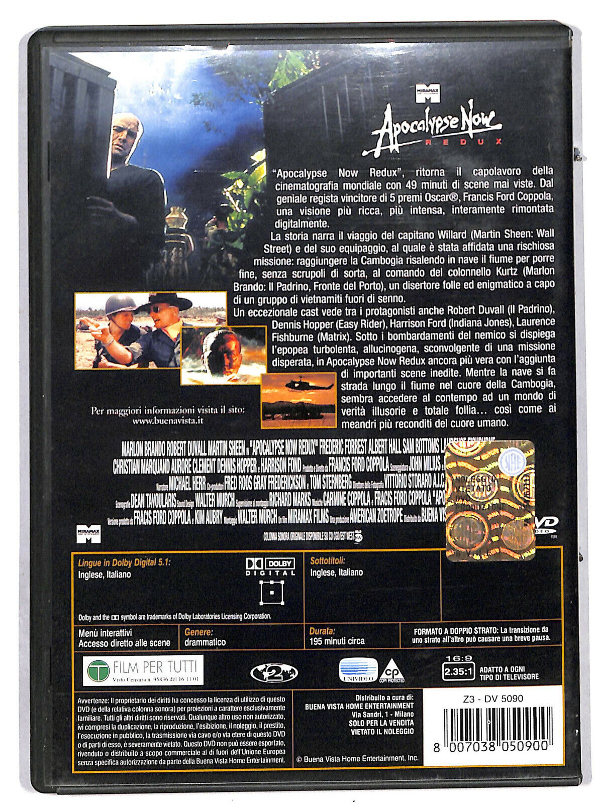 EBOND Apocalypse Now DVD D604862
