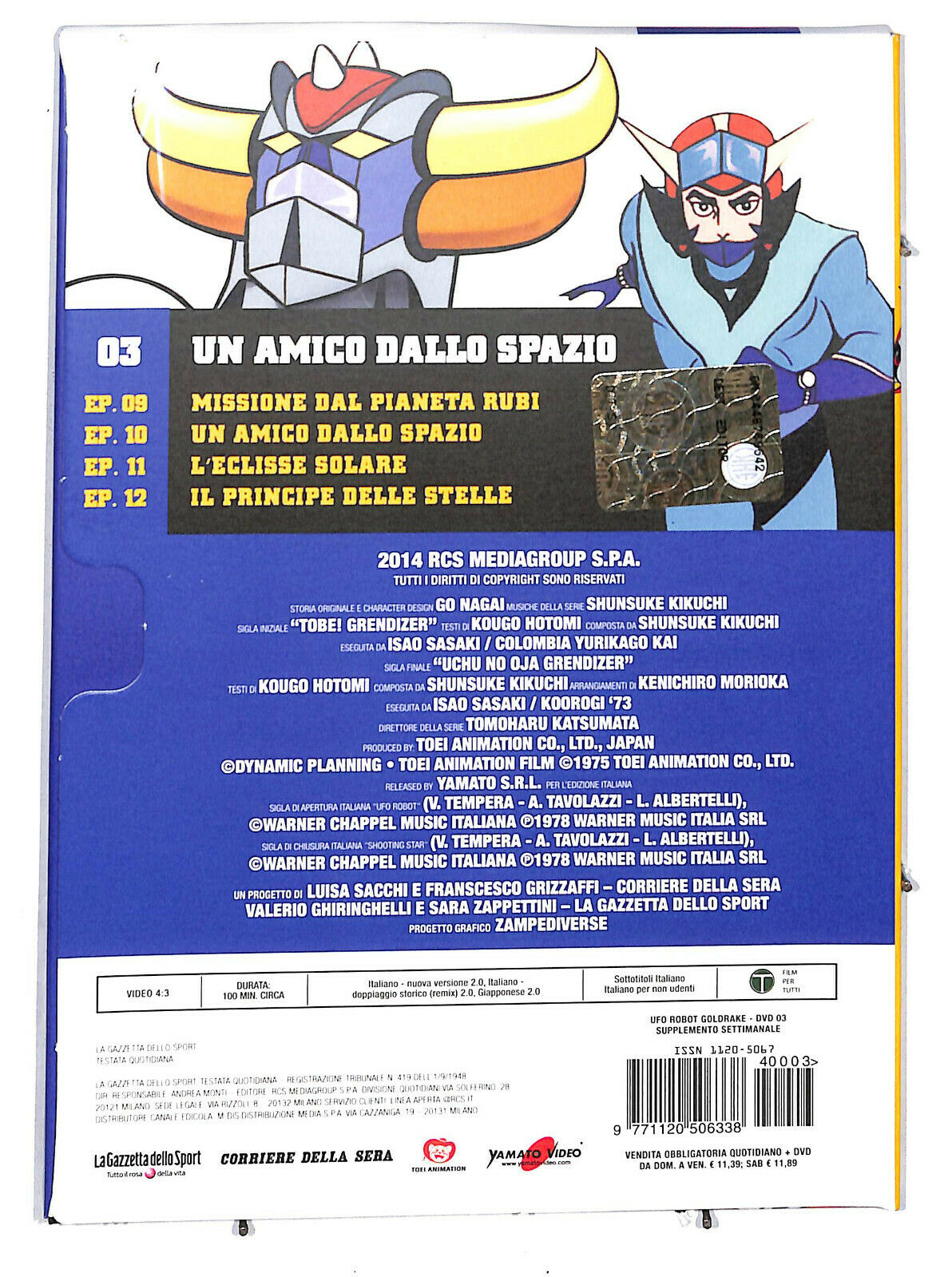 EBOND Ufo Robot DVD Editoriale D605128