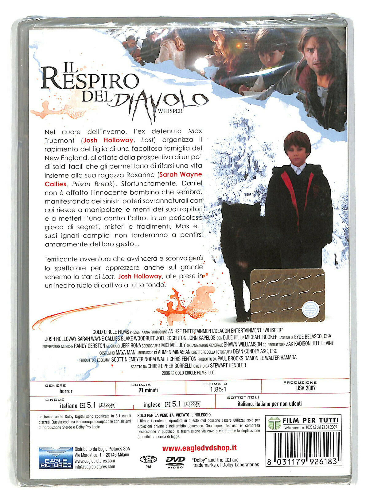EBOND Il Respiro Del Diavolo - Whisper DVD D605251