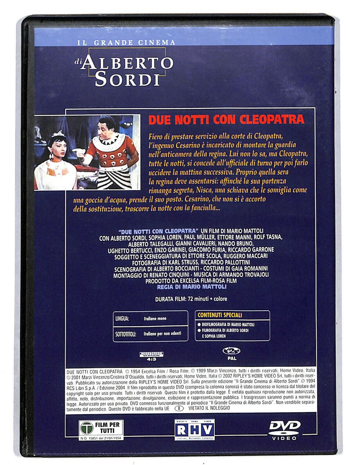 EBOND Due Notti Con Cleopatra DVD D605358