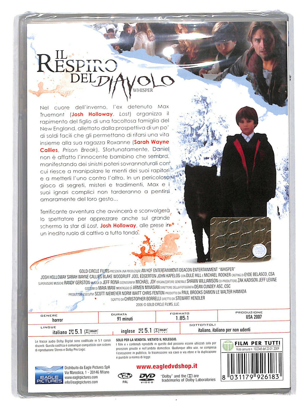 EBOND Il Respiro Del Diavolo DVD D605410
