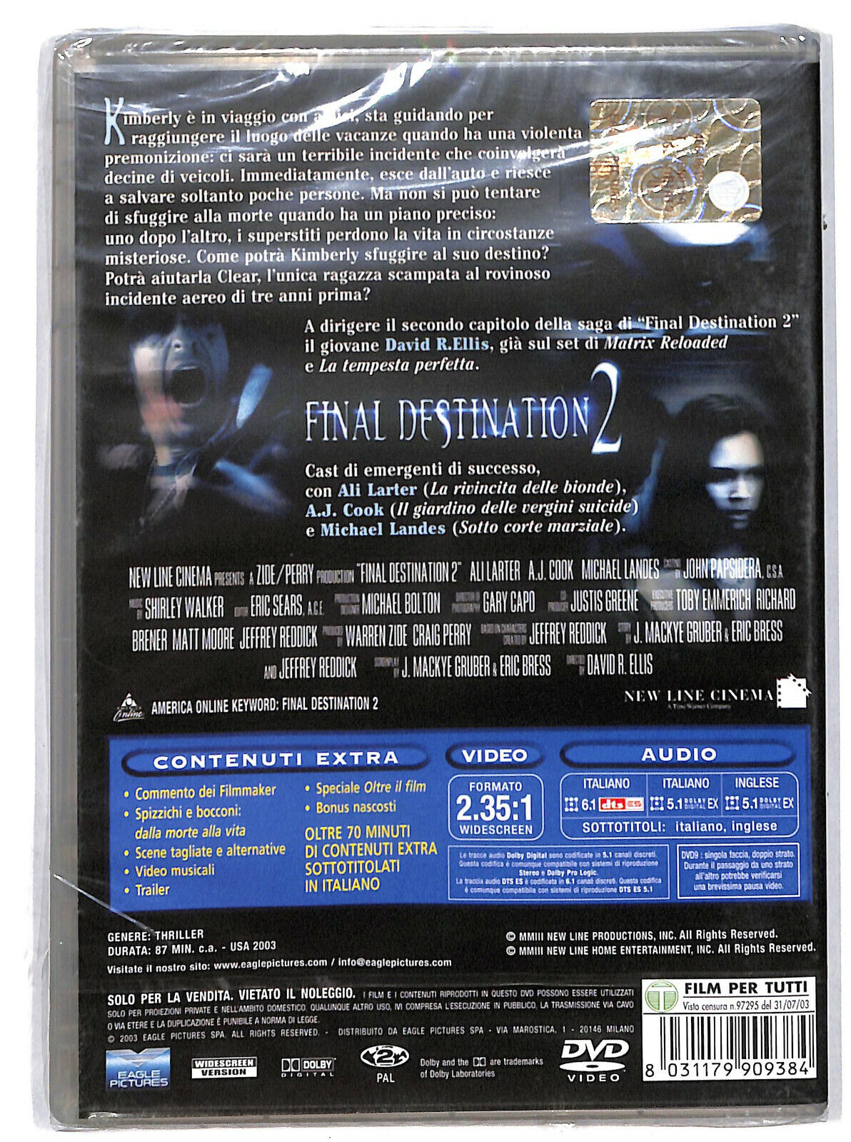 EBOND Final Destination 2 DVD D605459