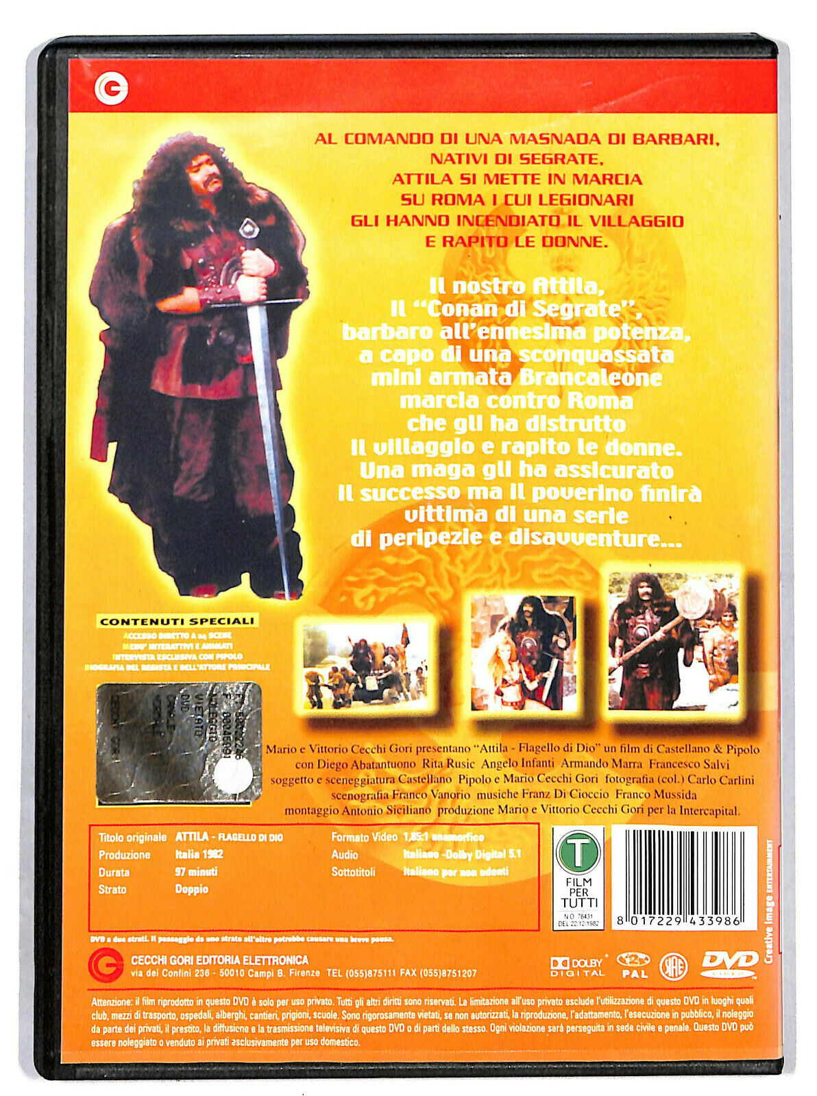 EBOND Attila - Flagello Di Dio DVD D605462