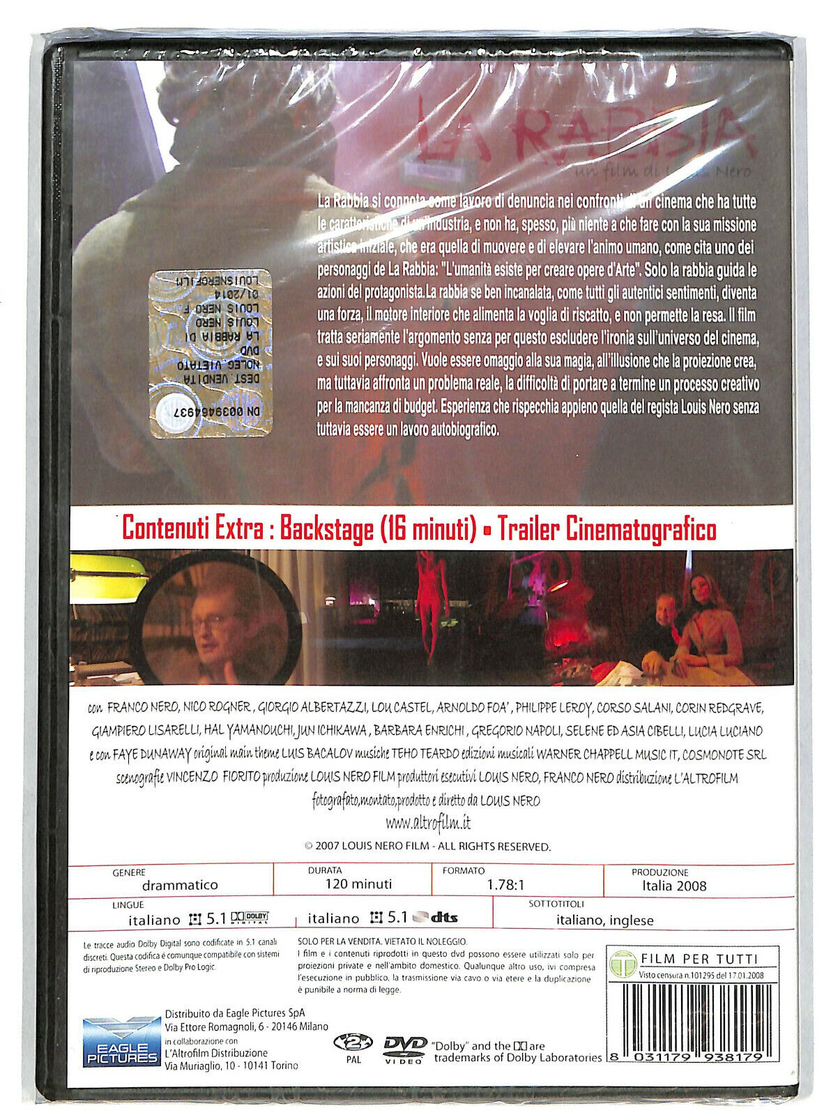 EBOND La Rabbia DVD D605516