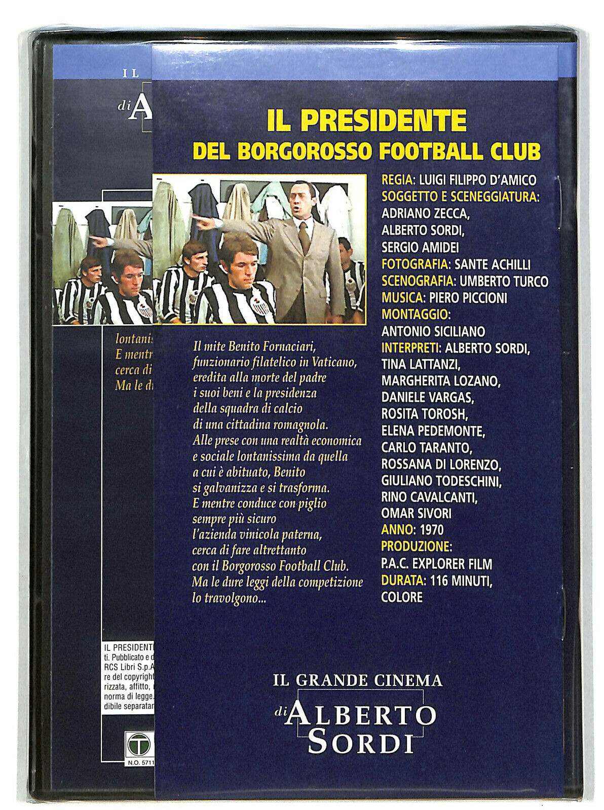 EBOND Il Presidente Del Borgorosso Football Club DVD Editoriale D605540