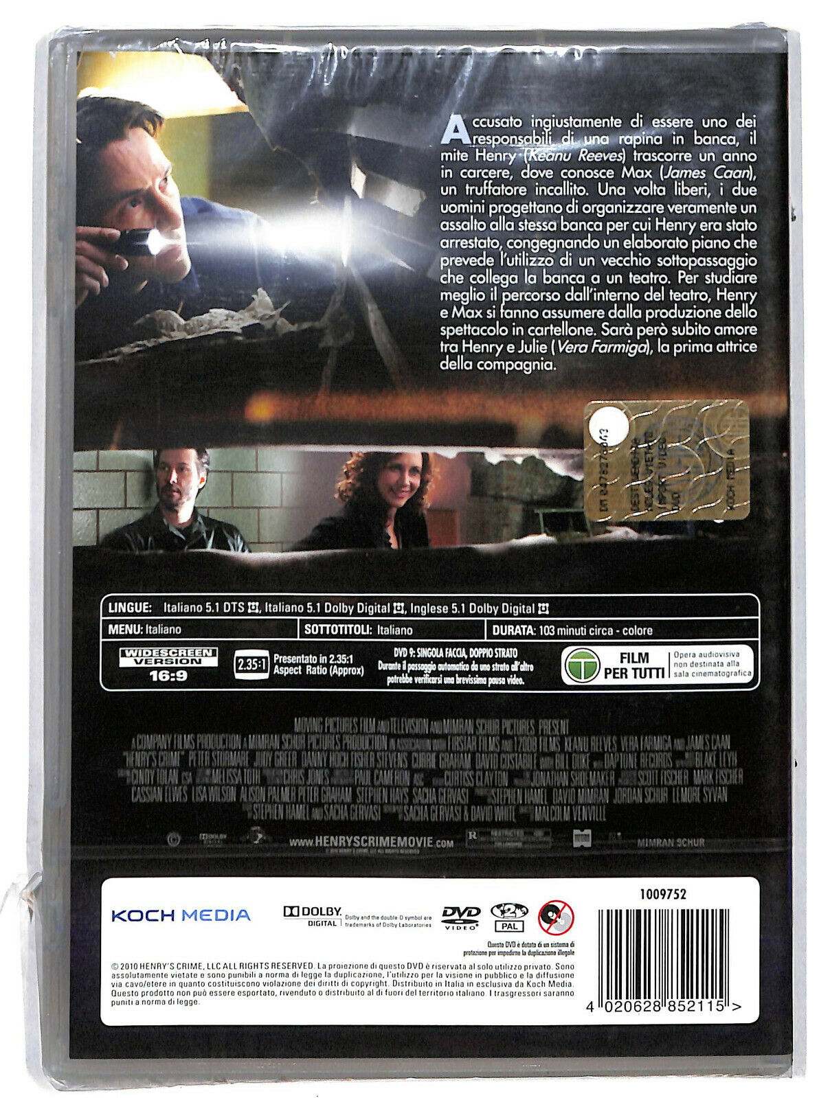 EBOND Henry's Crime DVD D605620