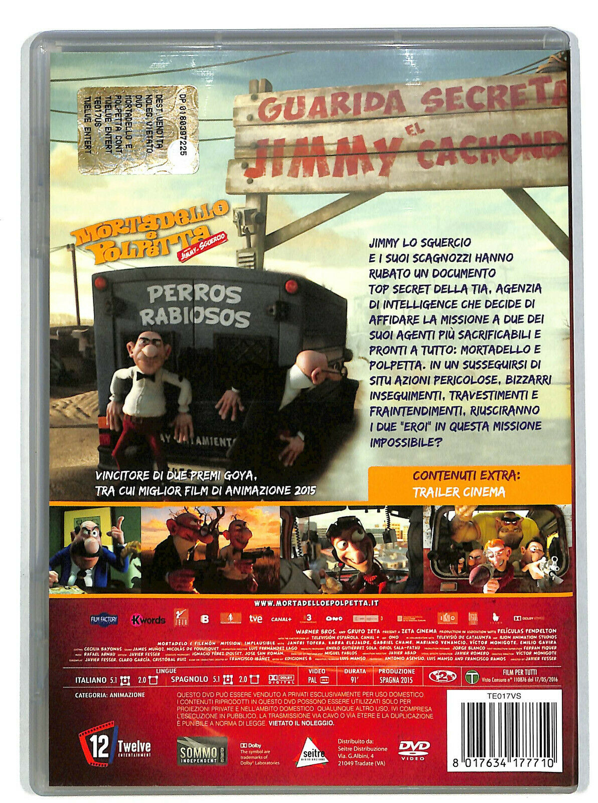EBOND Mortadello e Polpetta Contro Jimmy Lo Sguercio DVD D605832