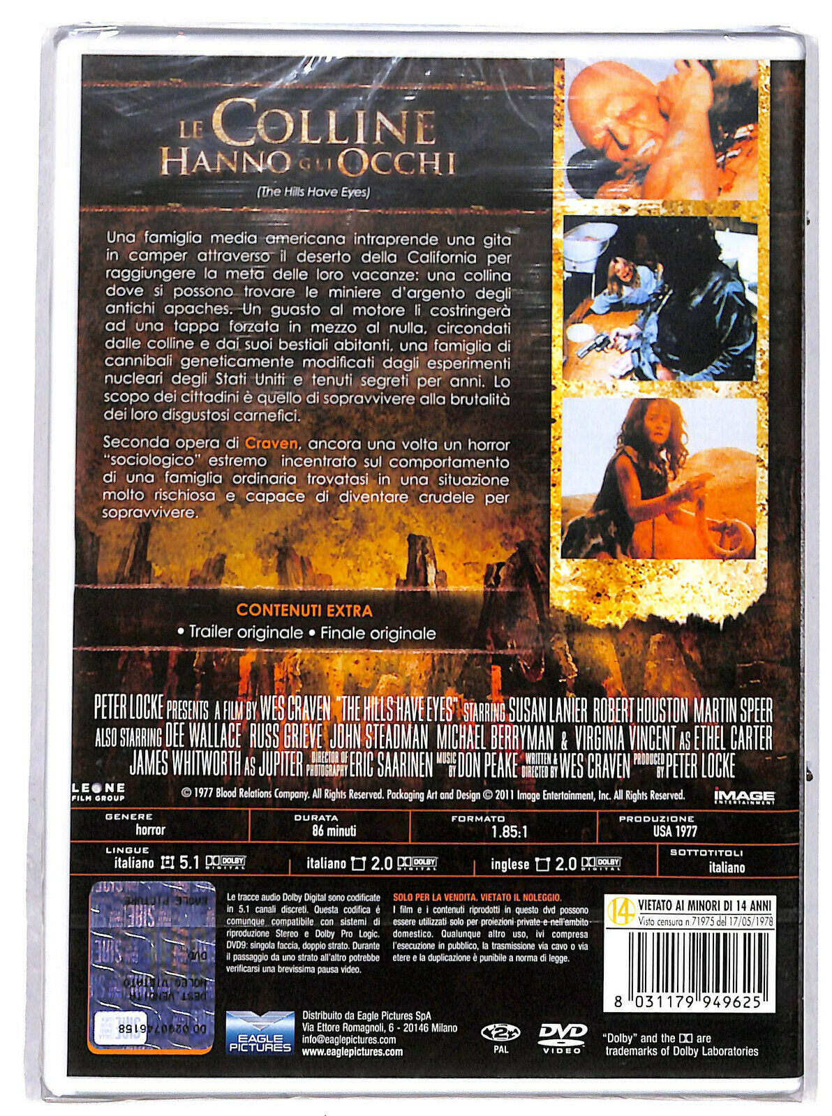 EBOND Le Colline Hanno Gli Occhi - Special Edition DVD D606137