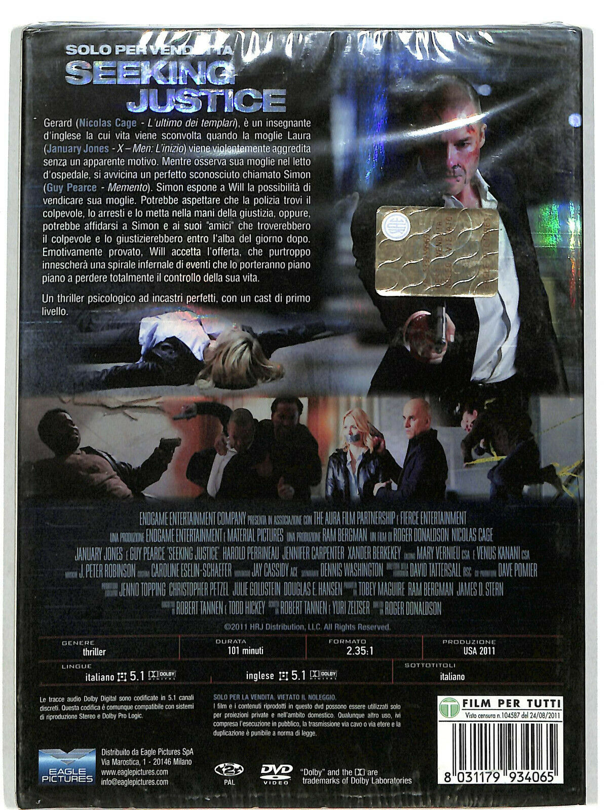 EBOND Solo Per Vendetta - Seeking Justice DVD D606211