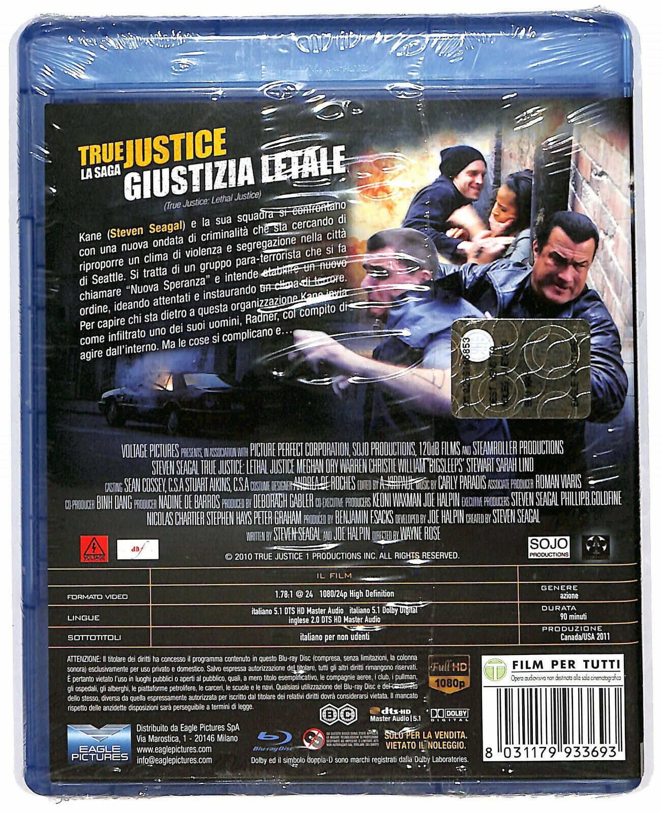 EBOND True Justice. Giustizia Letale BLURAY D606305