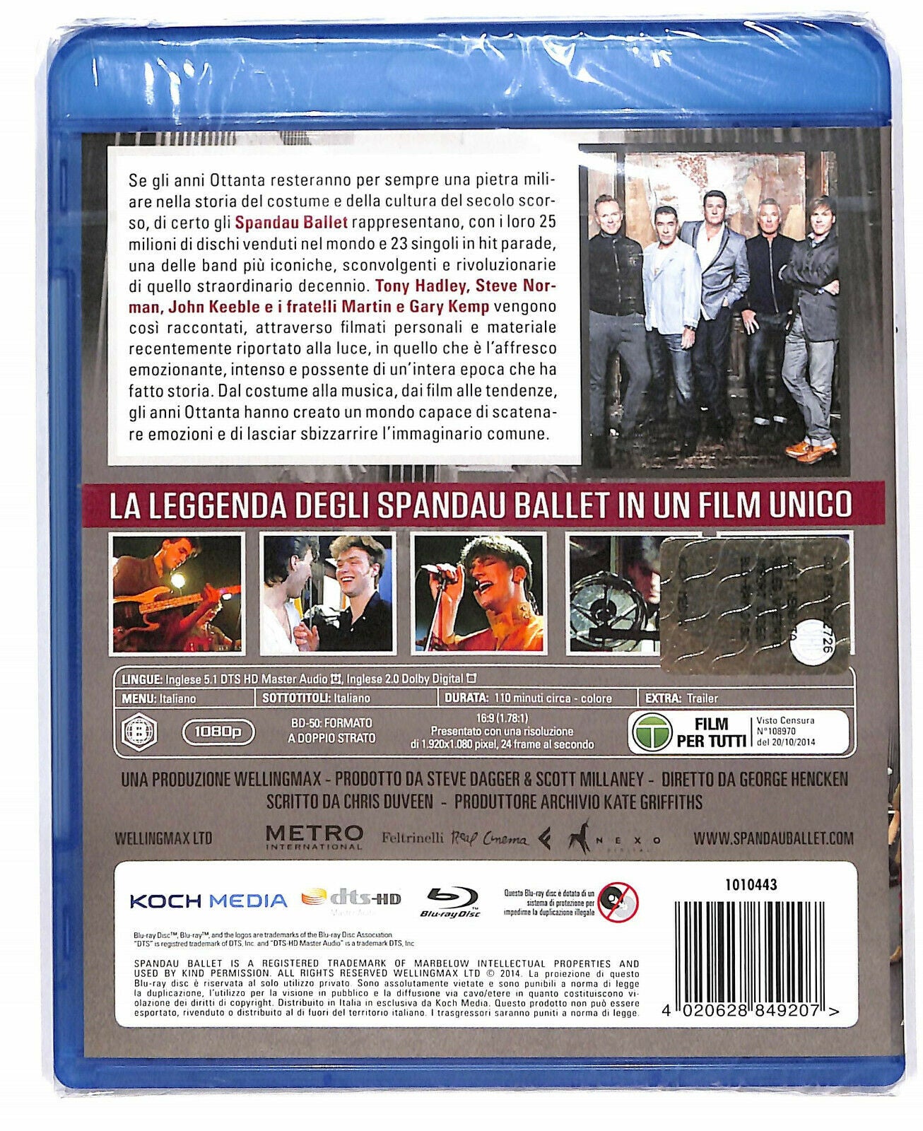 EBOND Spandau Ballet - Il Film BLURAY D606403