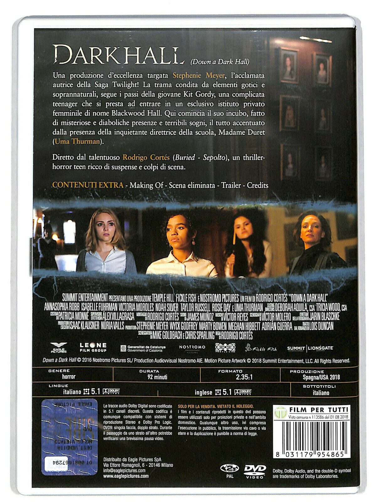 EBOND Dark Hall DVD D607122
