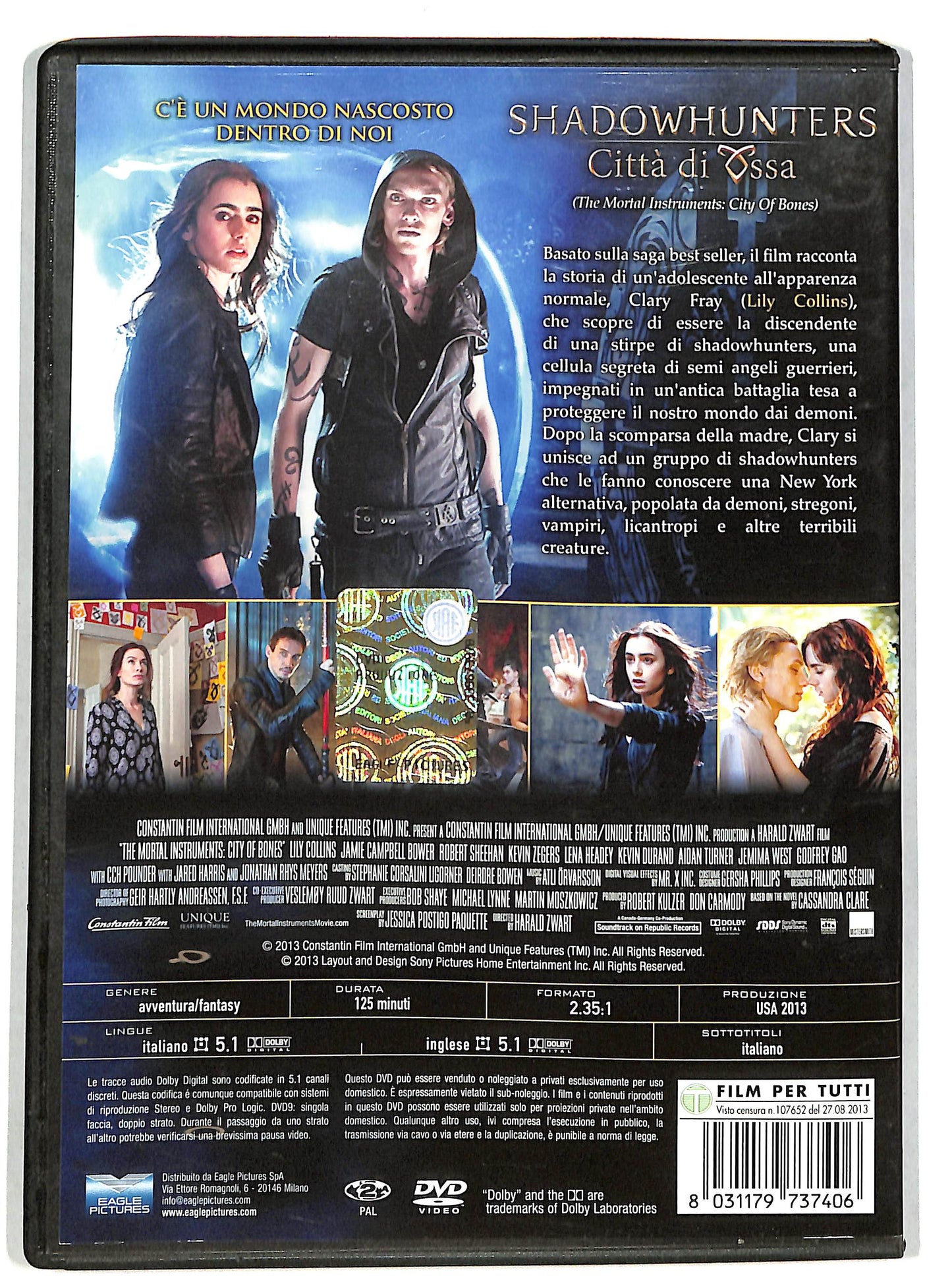 EBOND Shadowhunters - Citta di Ossa DVD EX NOLEGGIO D607145