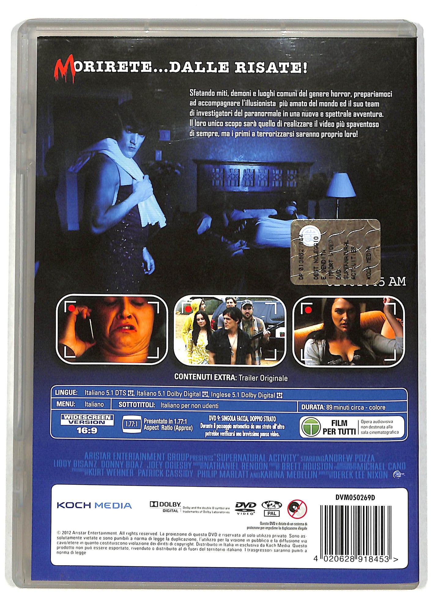 EBOND Supernatural Activity DVD D607147