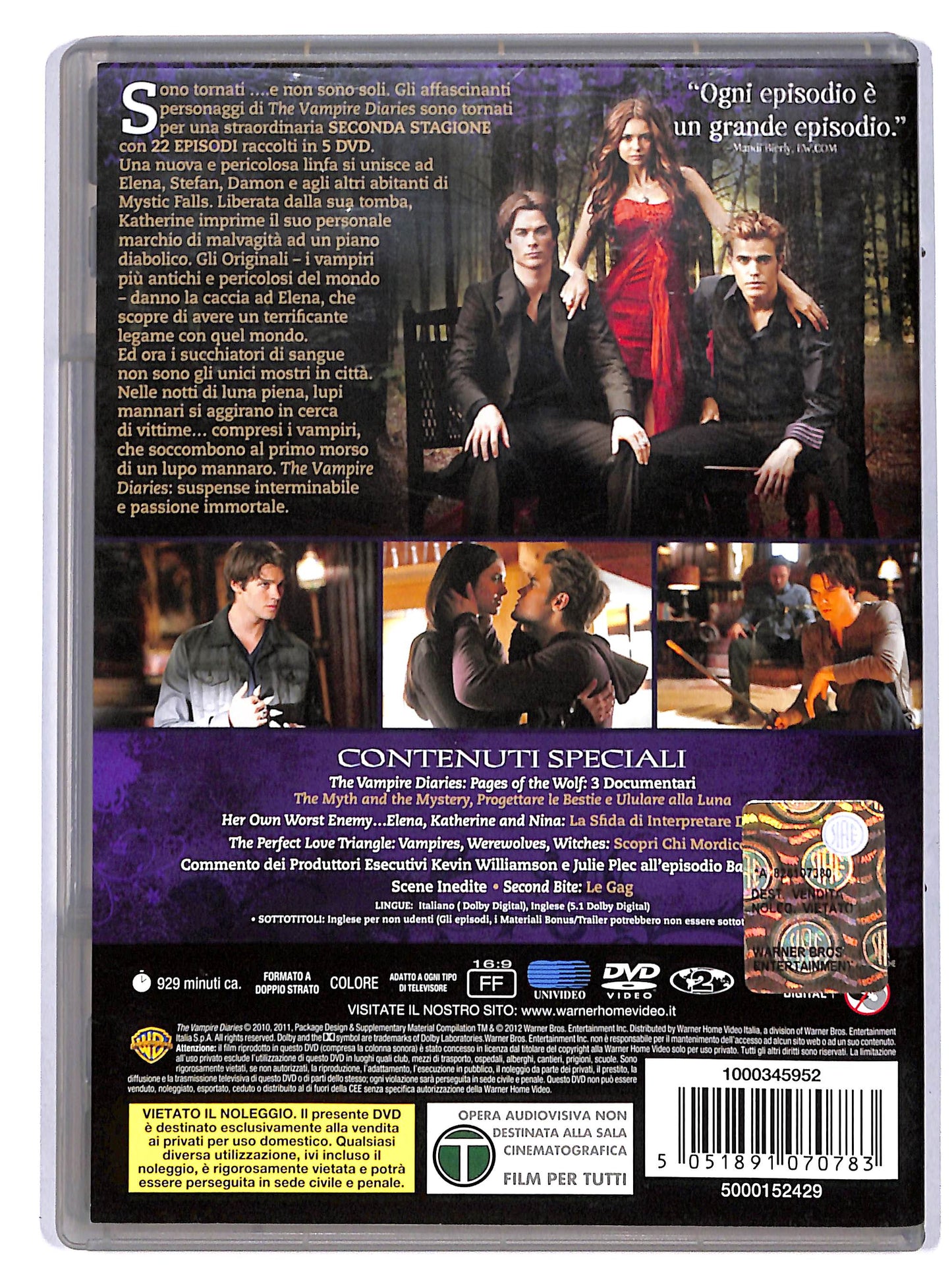EBOND The Vampire Diaries ,Seconda Stagione DVD D607524