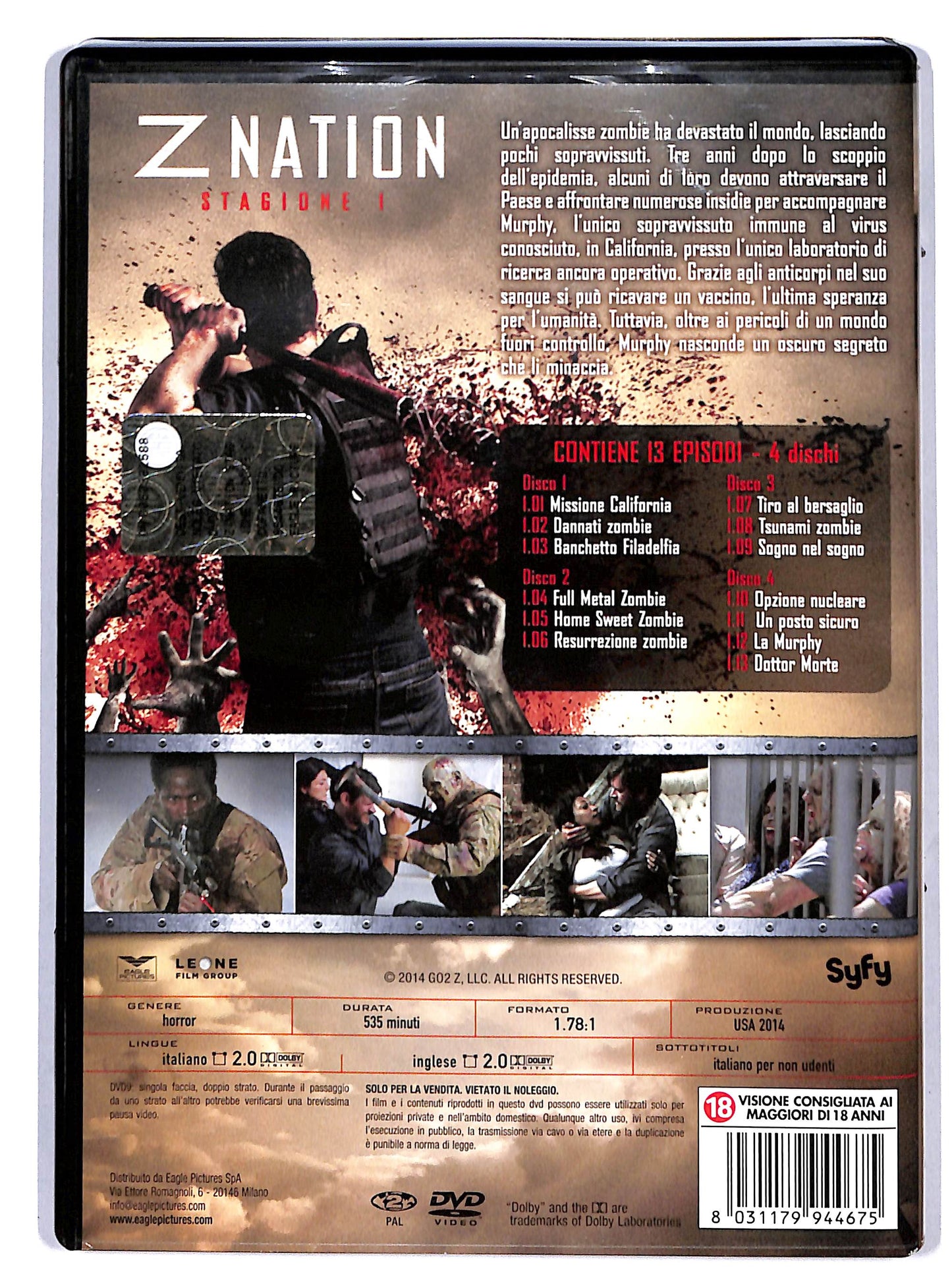 EBOND Z Nation Stagione 1 DVD D607540