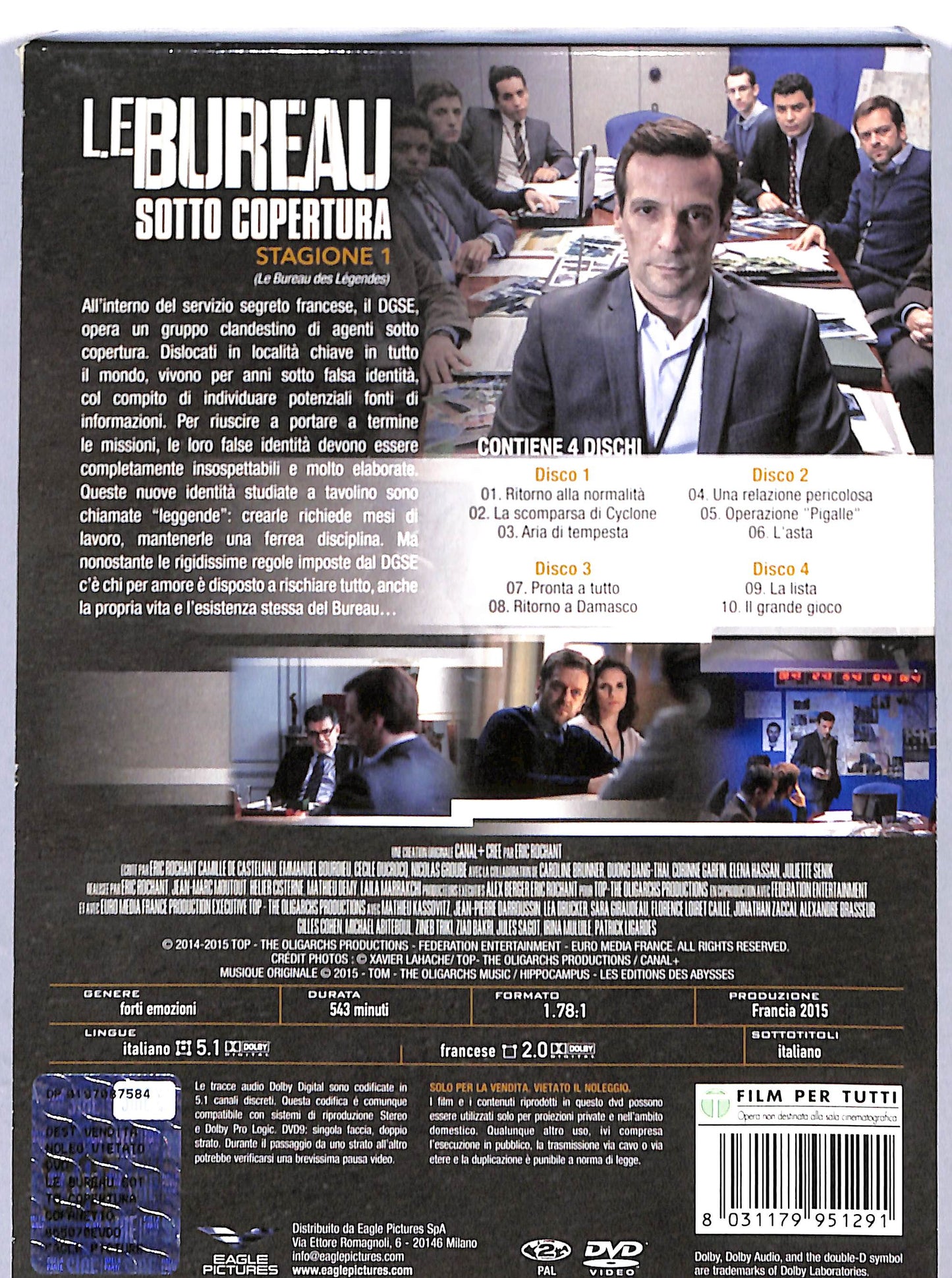 EBOND Le Bureau . Sotto Copertura . Stagione 1 DVD D607552