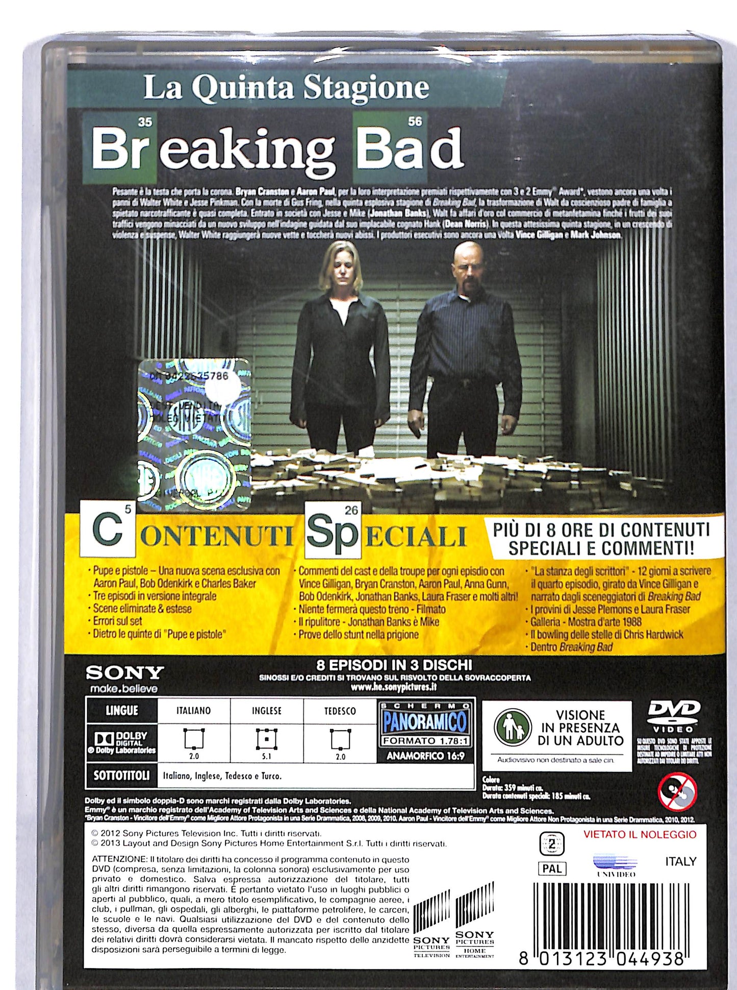 EBOND Breaking Bad , Onore Al Re – Quinta Stagione DVD D607601