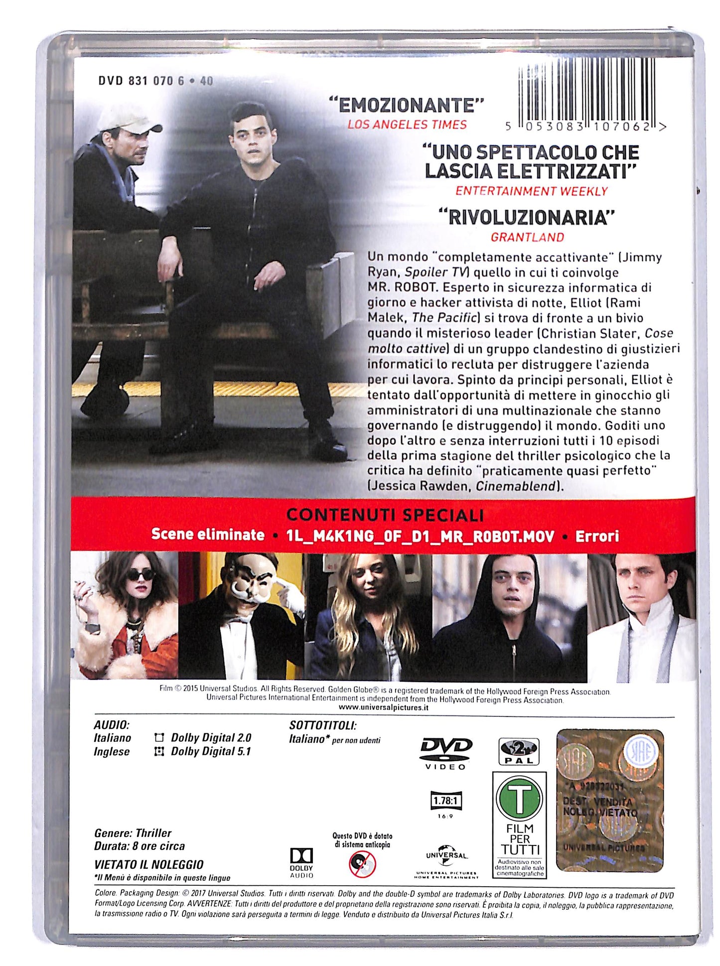 EBOND Mr . Robot Stagione 1 DVD D607604