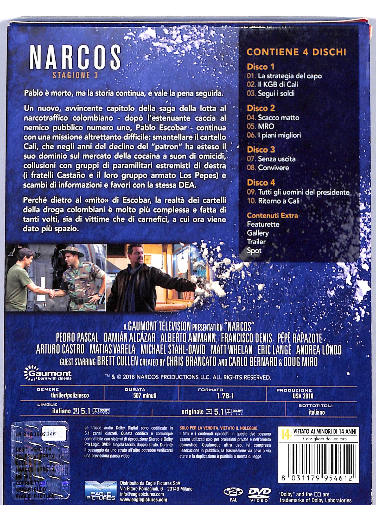 EBOND Narcos – Stagione 3 DVD D607607