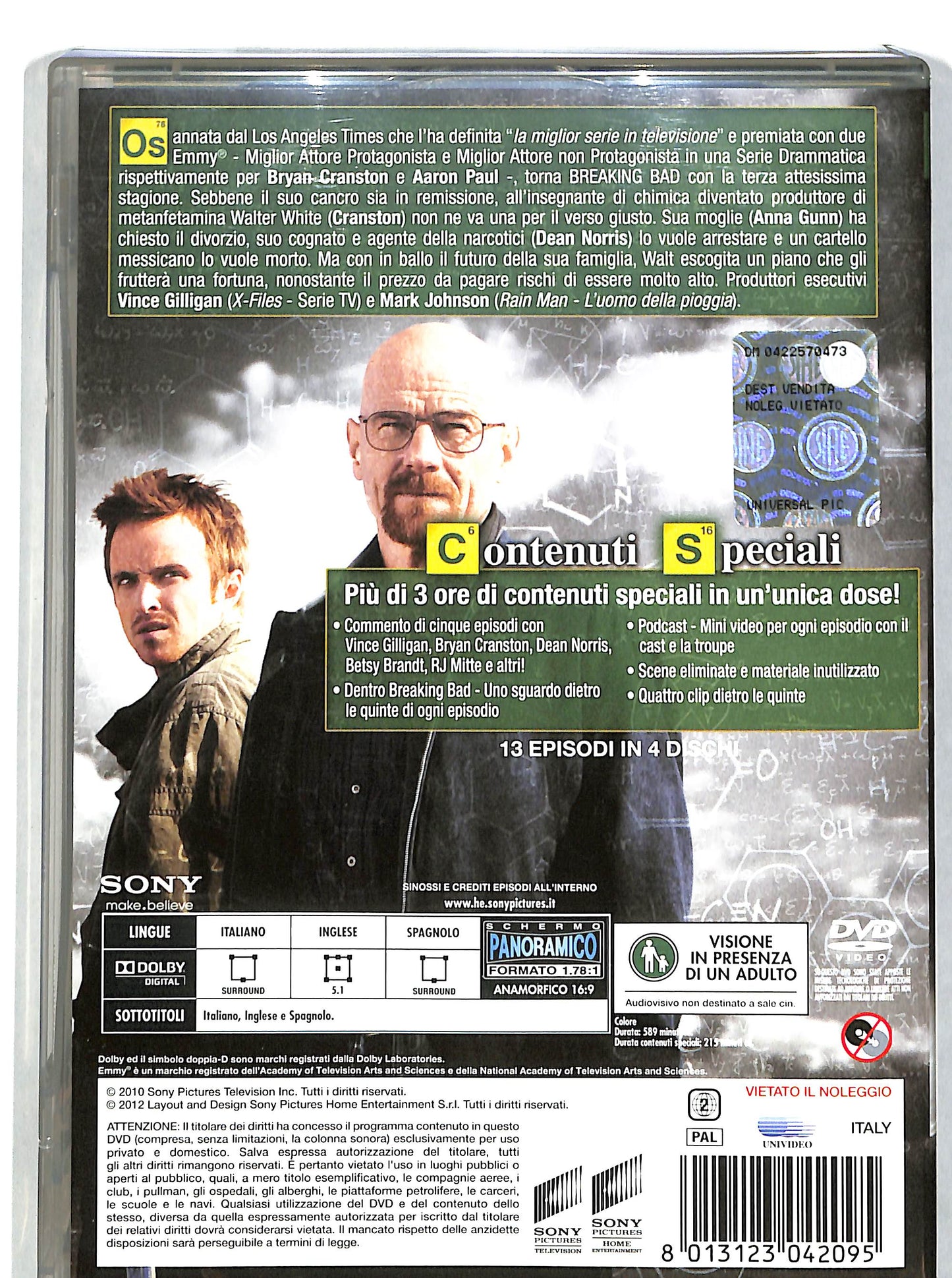 EBOND Breaking Bad - Stagione 03 - 4 DVD D607715