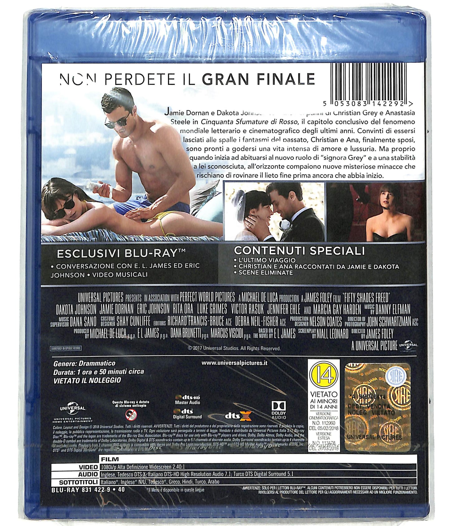 EBOND Cinquanta Sfumature di Rosso BLURAY D607927