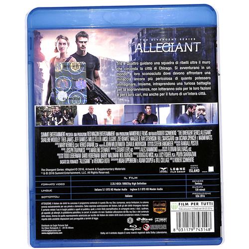 EBOND allegiant - scappa dal mondo che conosci - ex noleggio BLURAY D608722