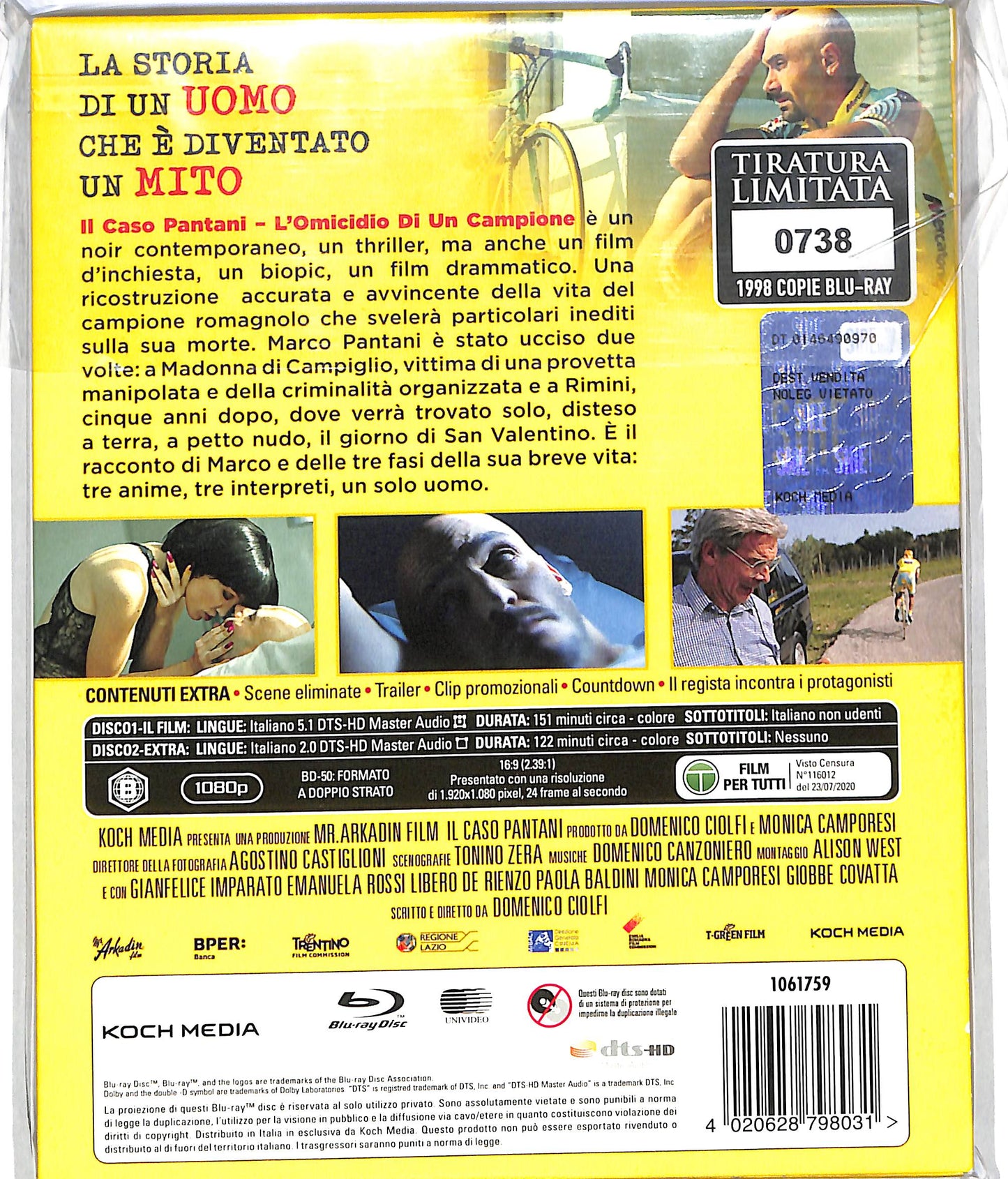 EBOND Il caso Pantani L'omicidio di un campione Deluxe Edition(2 BLURAY) BLURAY D610024