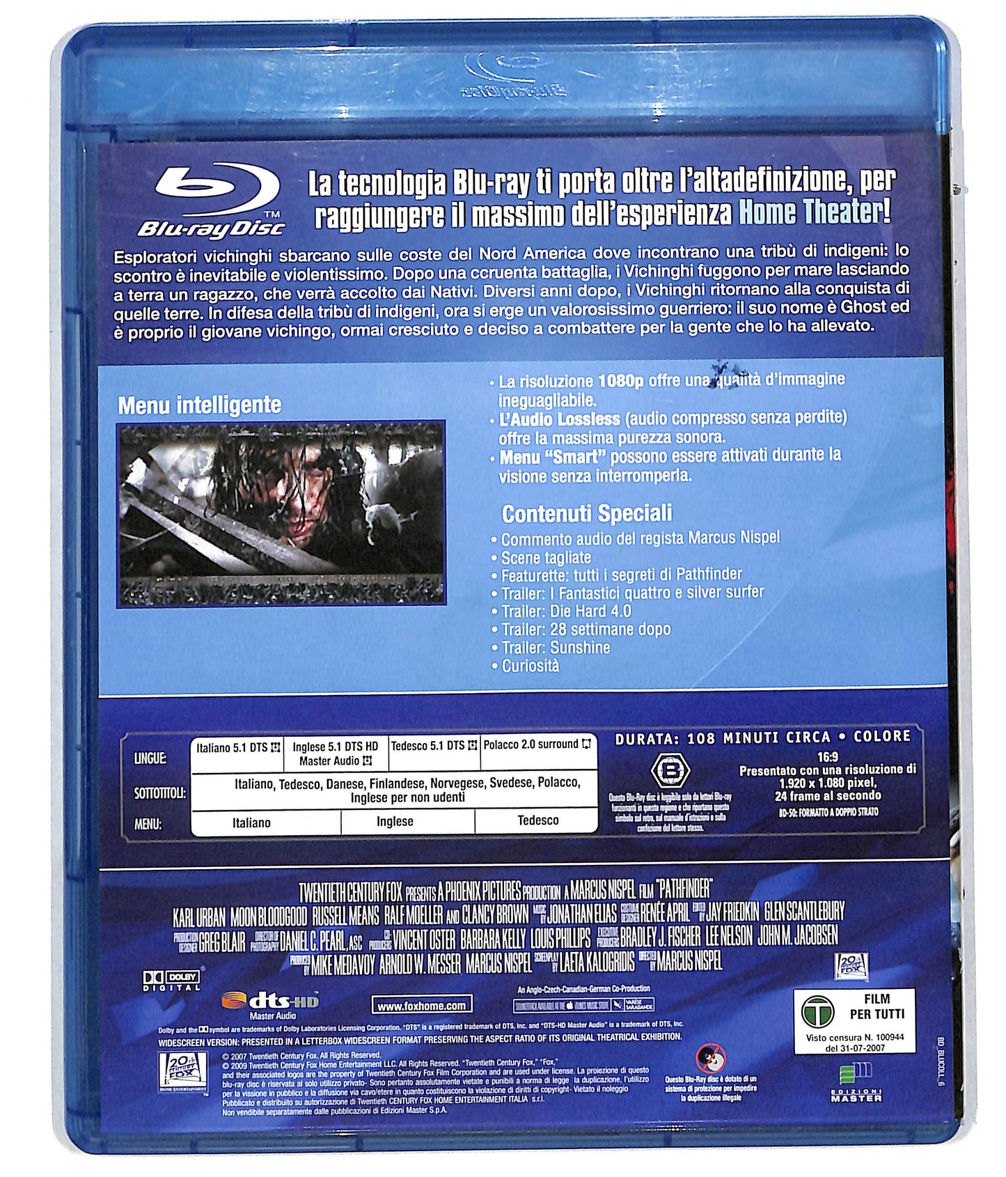 EBOND Pathfinder Unrated EDITORIALE BLURAY D610411