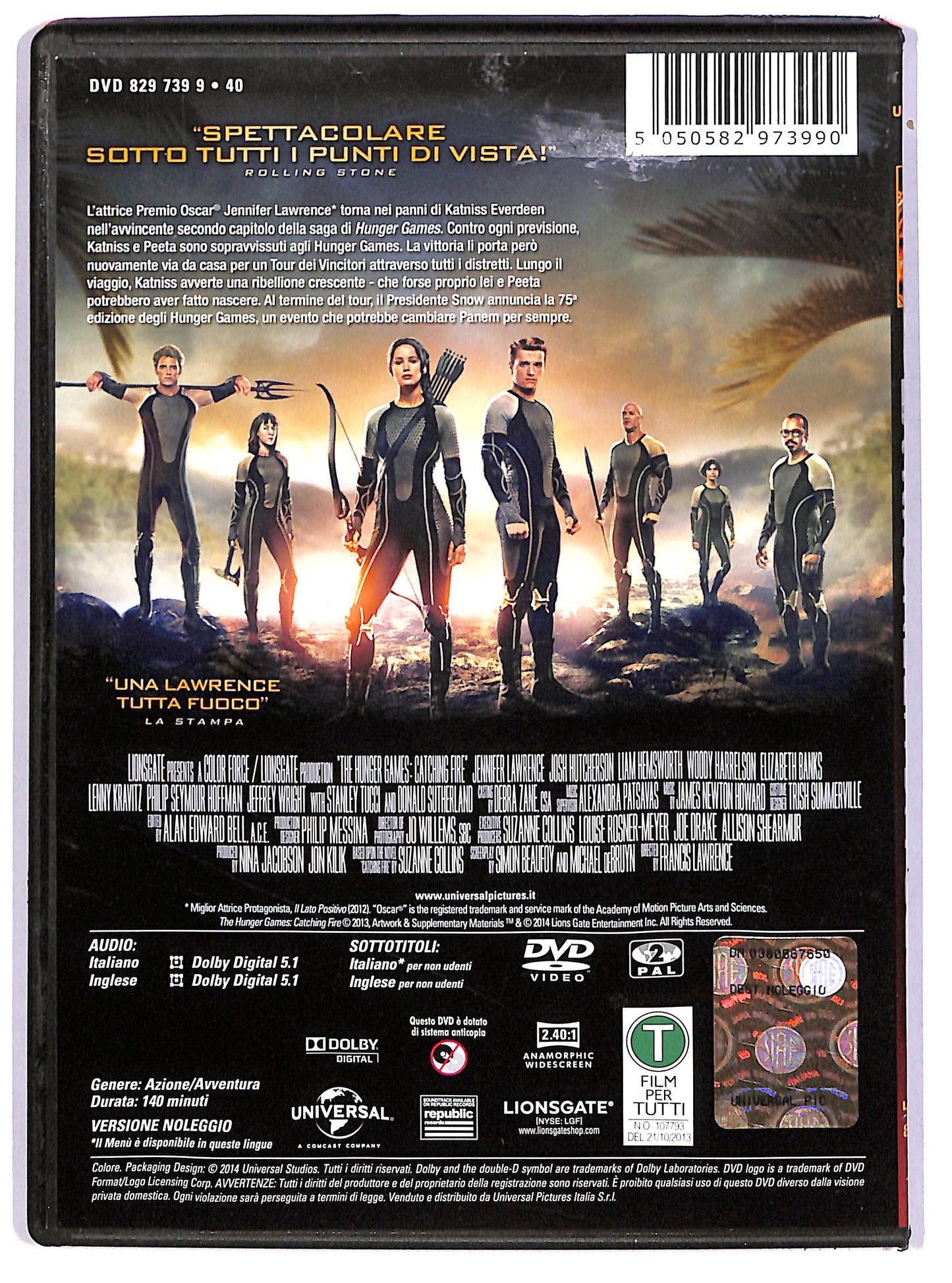EBOND Hunter Games - La Ragazza di Fuoco Noleggio DVD D610601