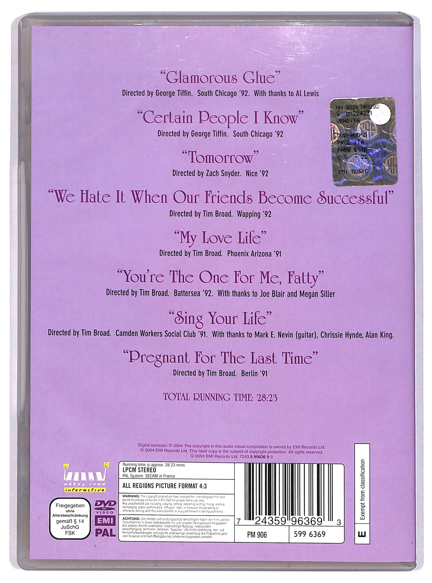 EBOND Morrissey – The Malady Lingers On DVD D610651