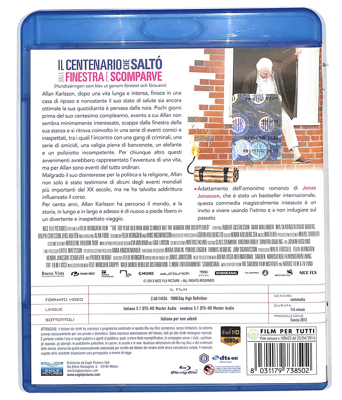 EBOND Il centenario che salto dalla finestra e scomparve Noleggio BLURAY D610933
