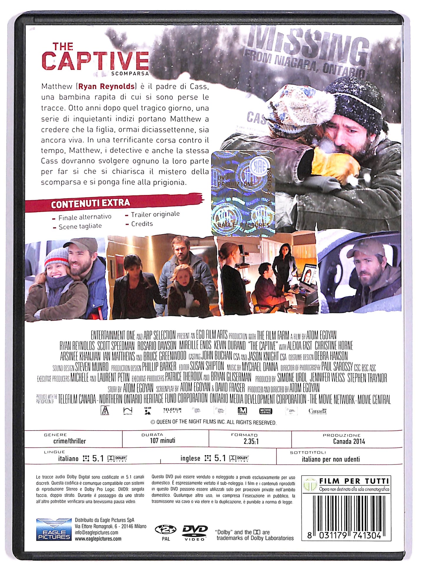 EBOND The Captive - Scomparsa DVD D611019