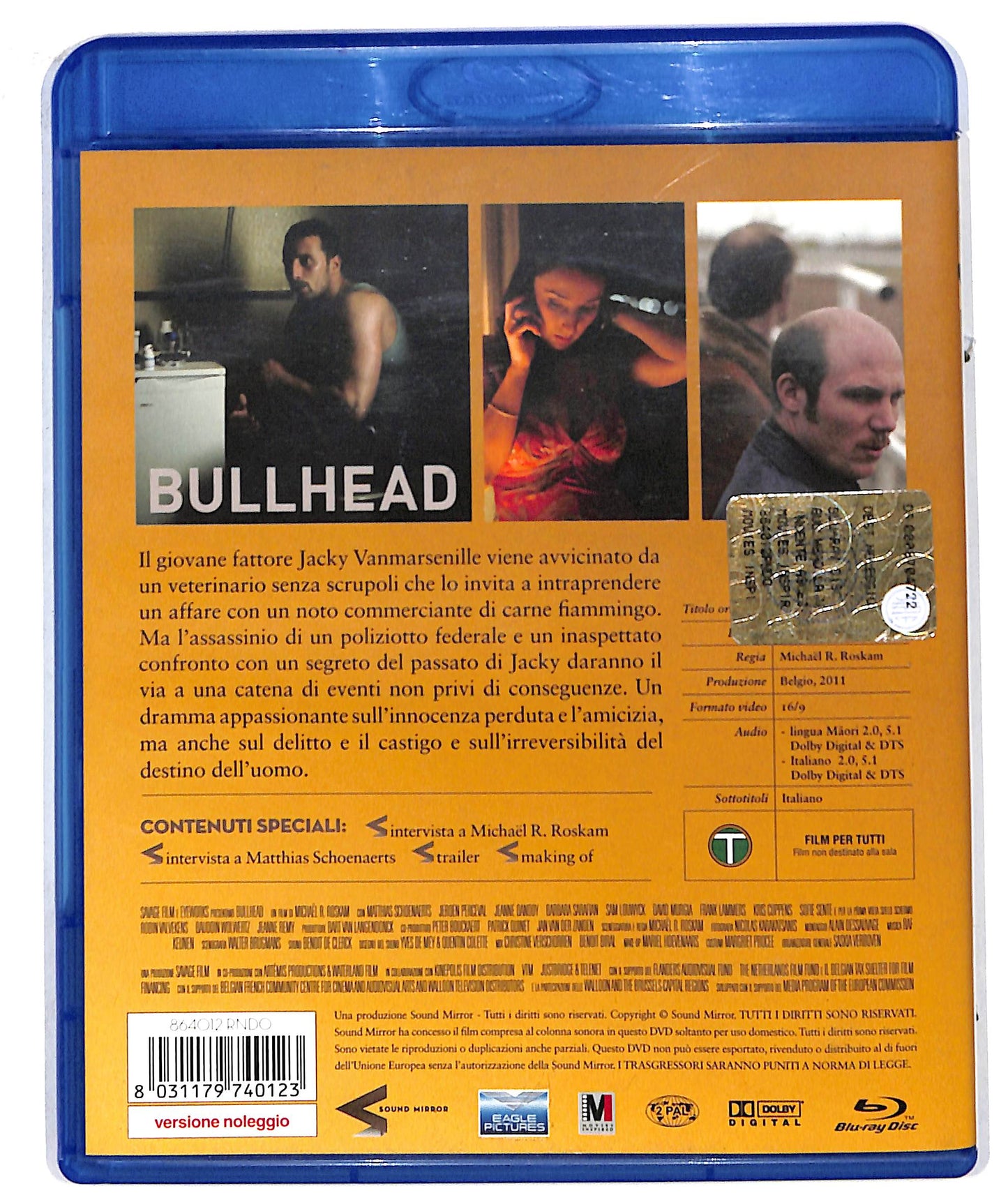 EBOND bullhead - la vincente ascesa di jacky - Noleggio BLURAY D611137