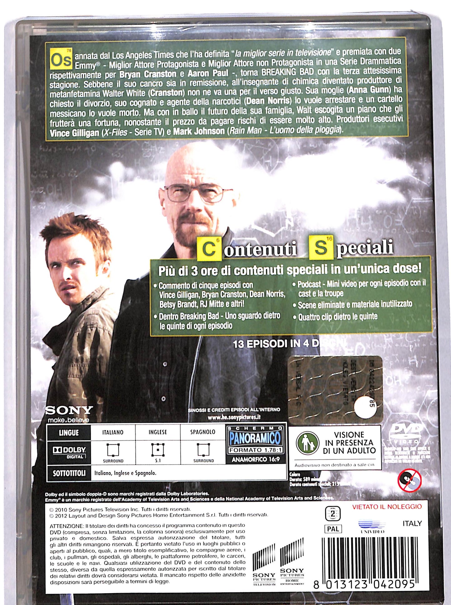 EBOND Breaking Bad. Stagione 3 - 4 DVD DVD D613252