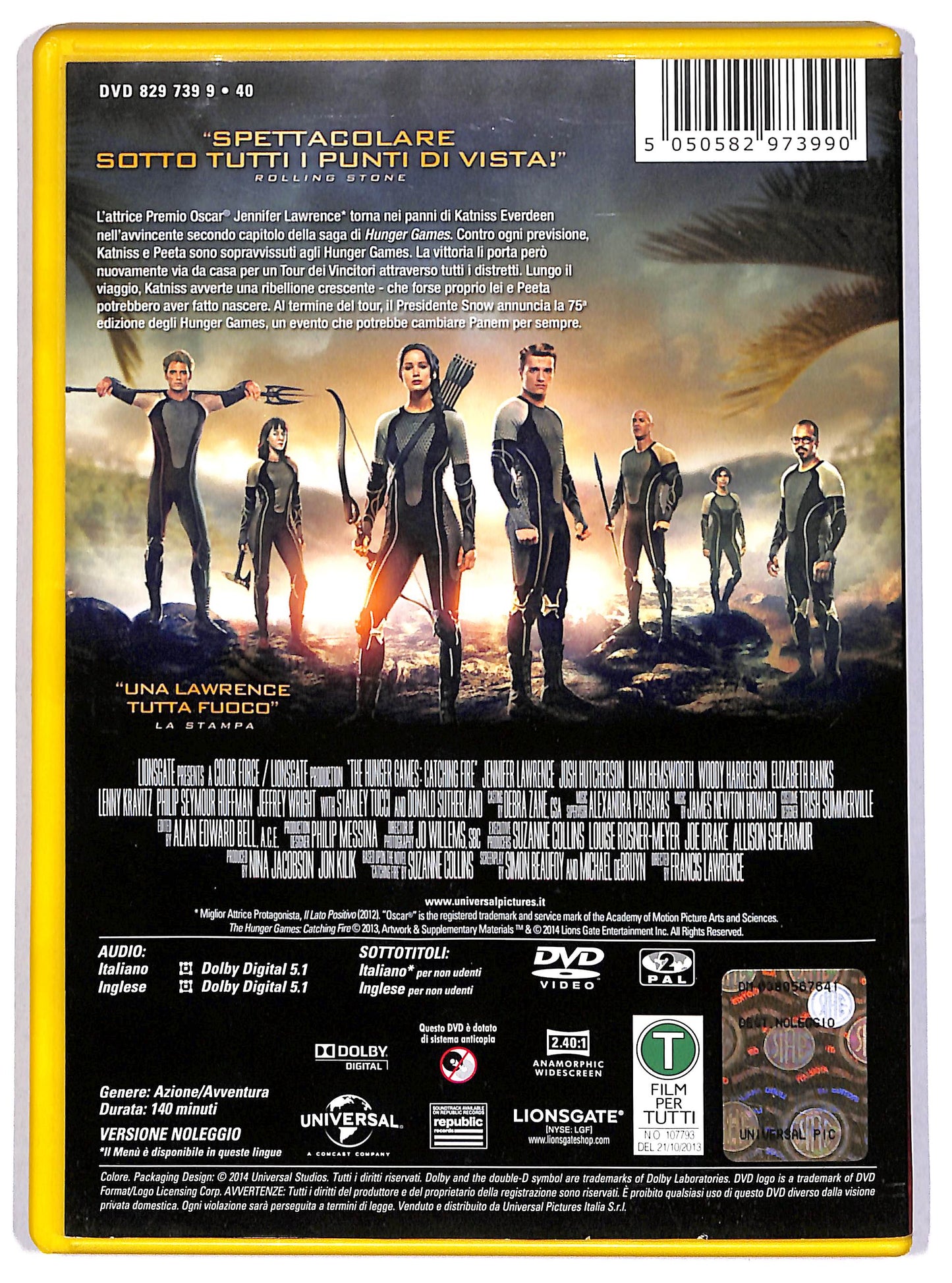 EBOND Hunger Games: La Ragazza di Fuoco Noleggio DVD D613305