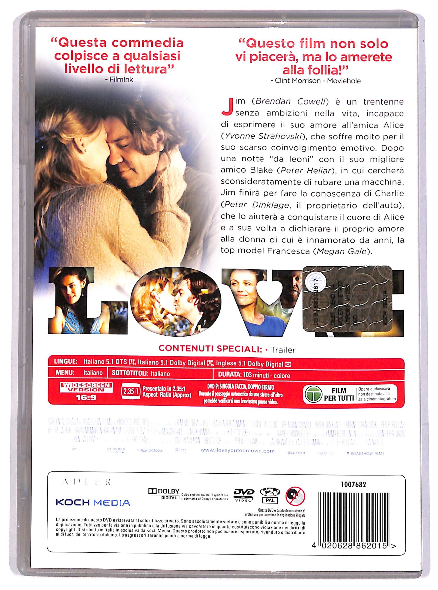 EBOND I Love You Too DVD D613433