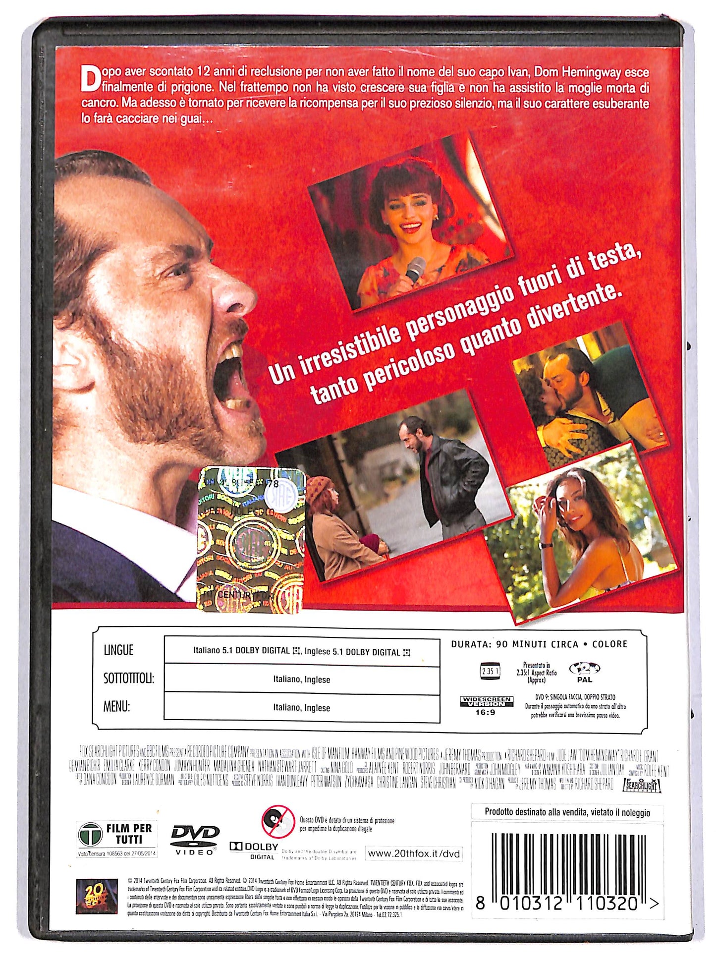 EBOND Dom Hemingway Noleggio DVD D613541