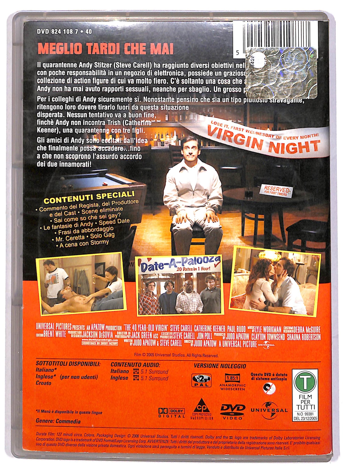 EBOND 40 anni vergine Noleggio DVD D613607
