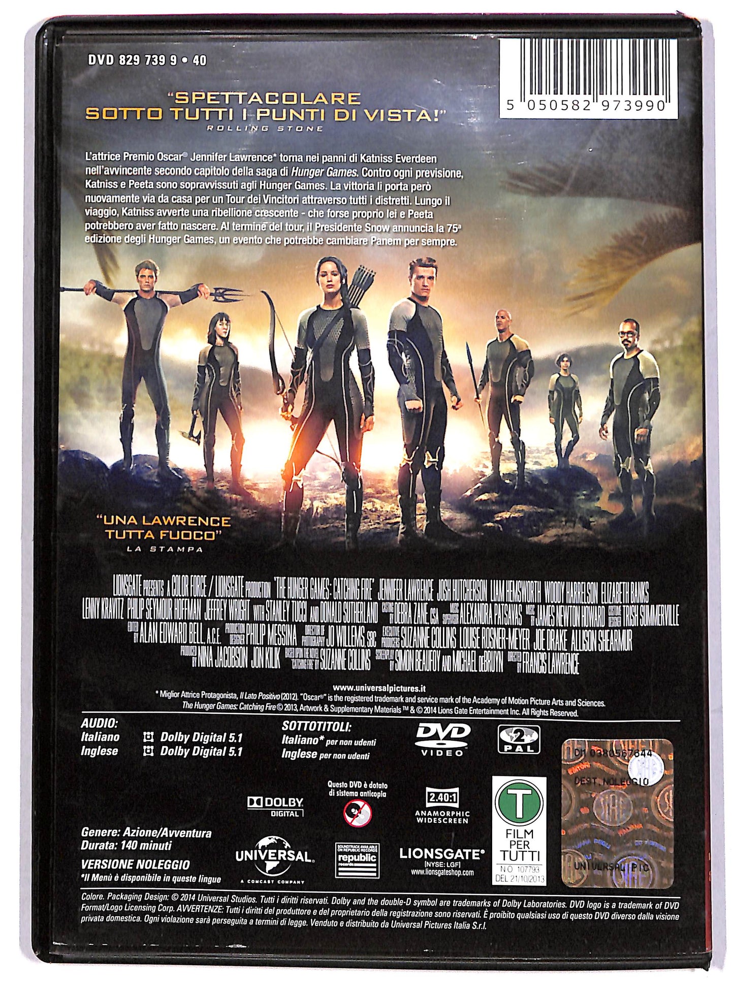 EBOND Hunger Games: La ragazza di fuoco Noleggio DVD D613621