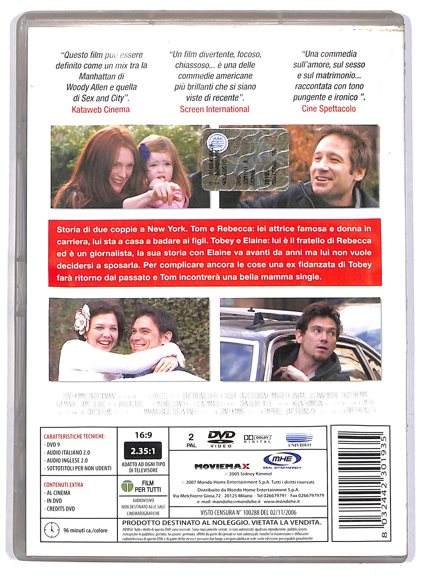 EBOND Uomini & Donne Noleggio DVD D613657
