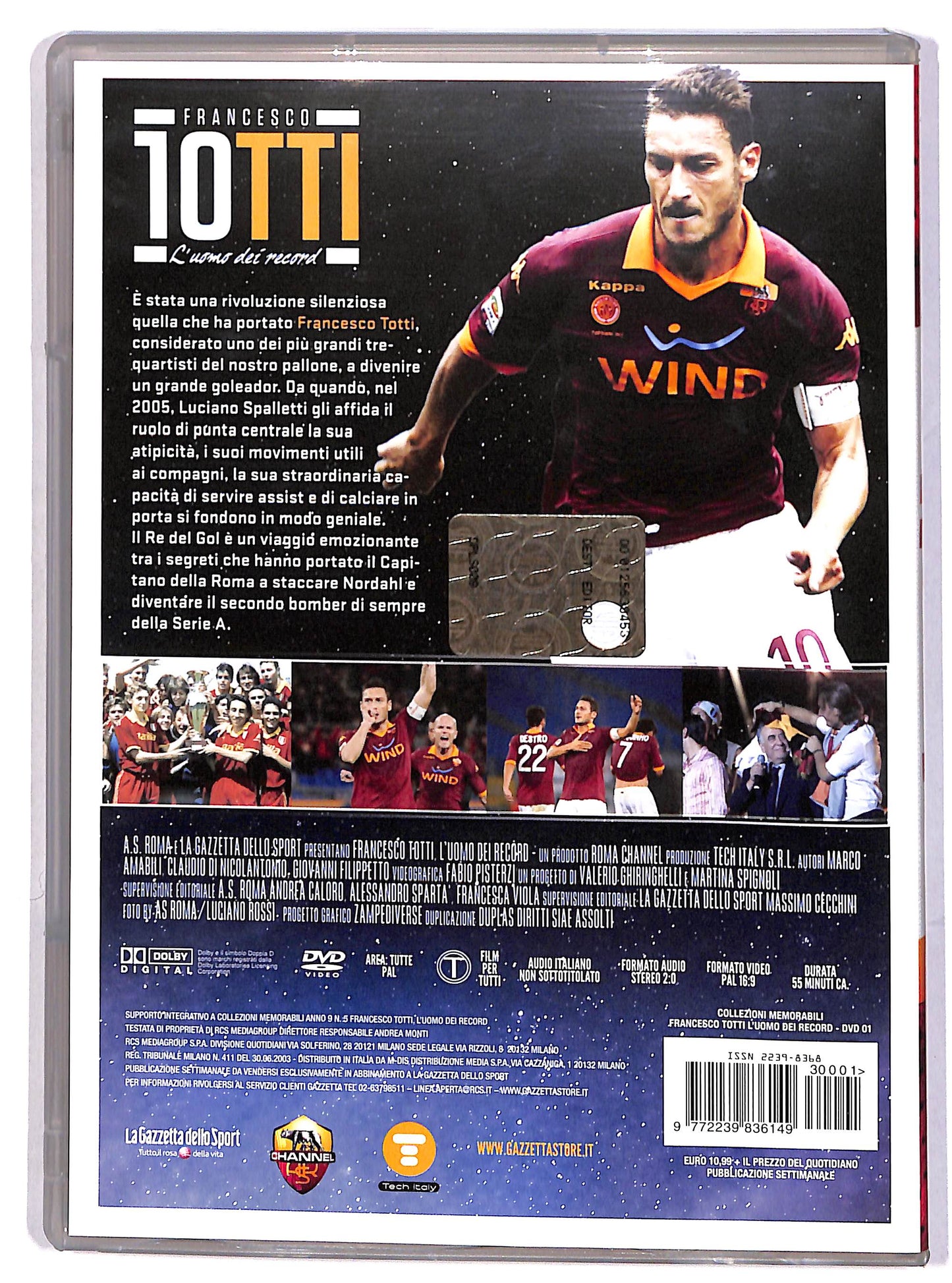 EBOND Totti, l'uomo dei record - Il Re del Gol vol 1 EDITORIALE DVD D613751