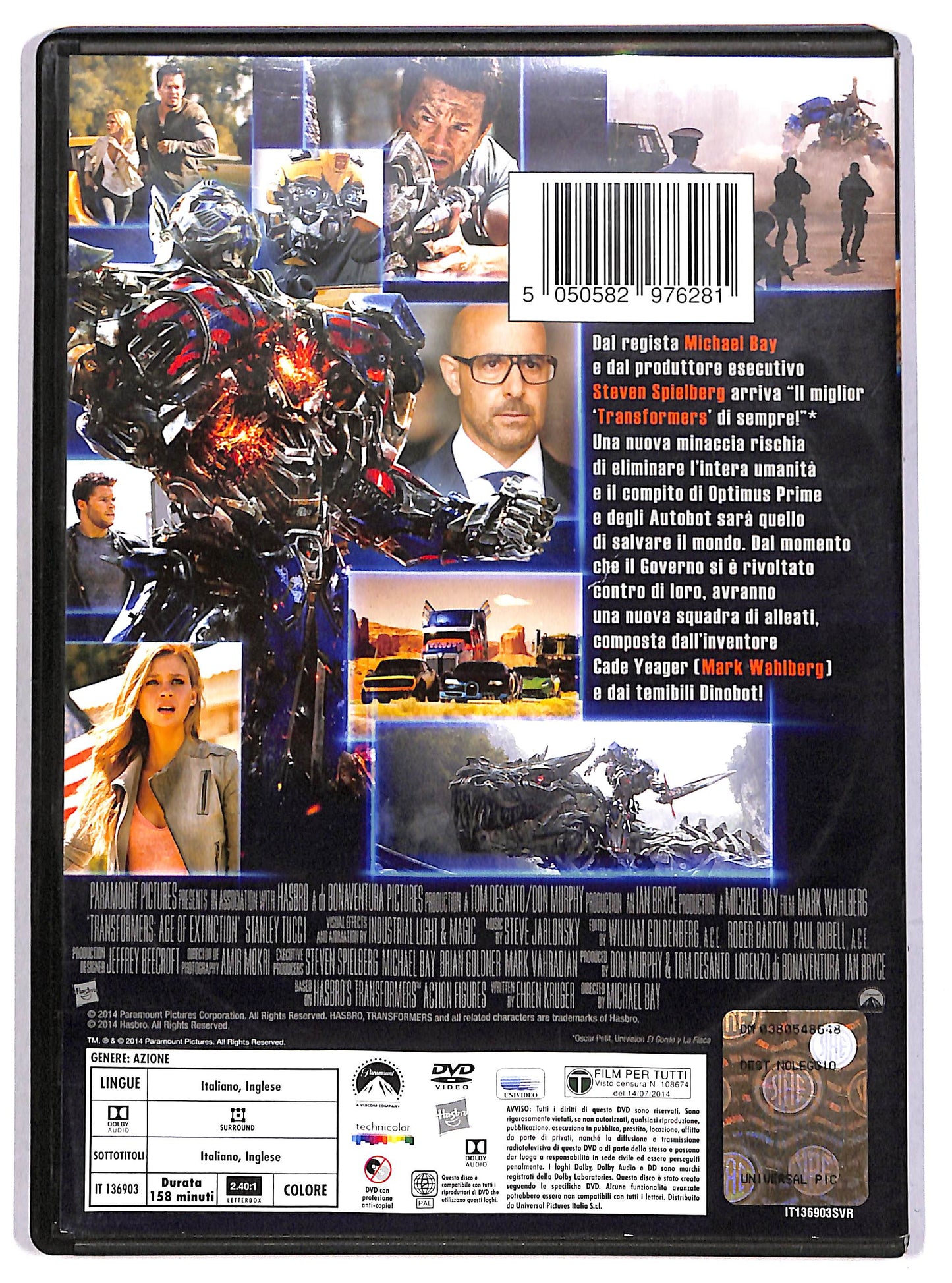 EBOND Transformers 4 - L'era dell'estinzione Noleggio DVD D613826