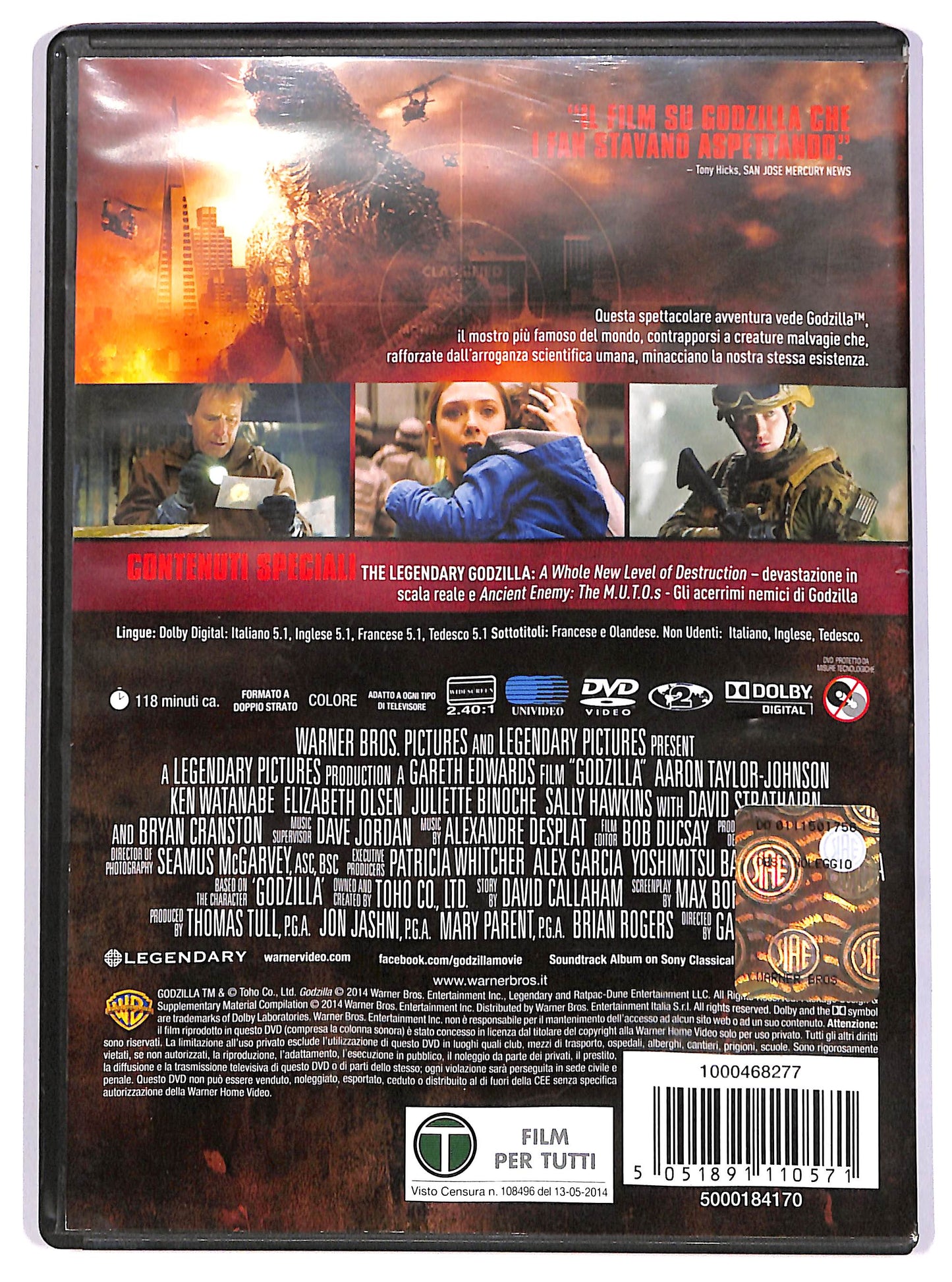 EBOND Godzilla Noleggio DVD D614101