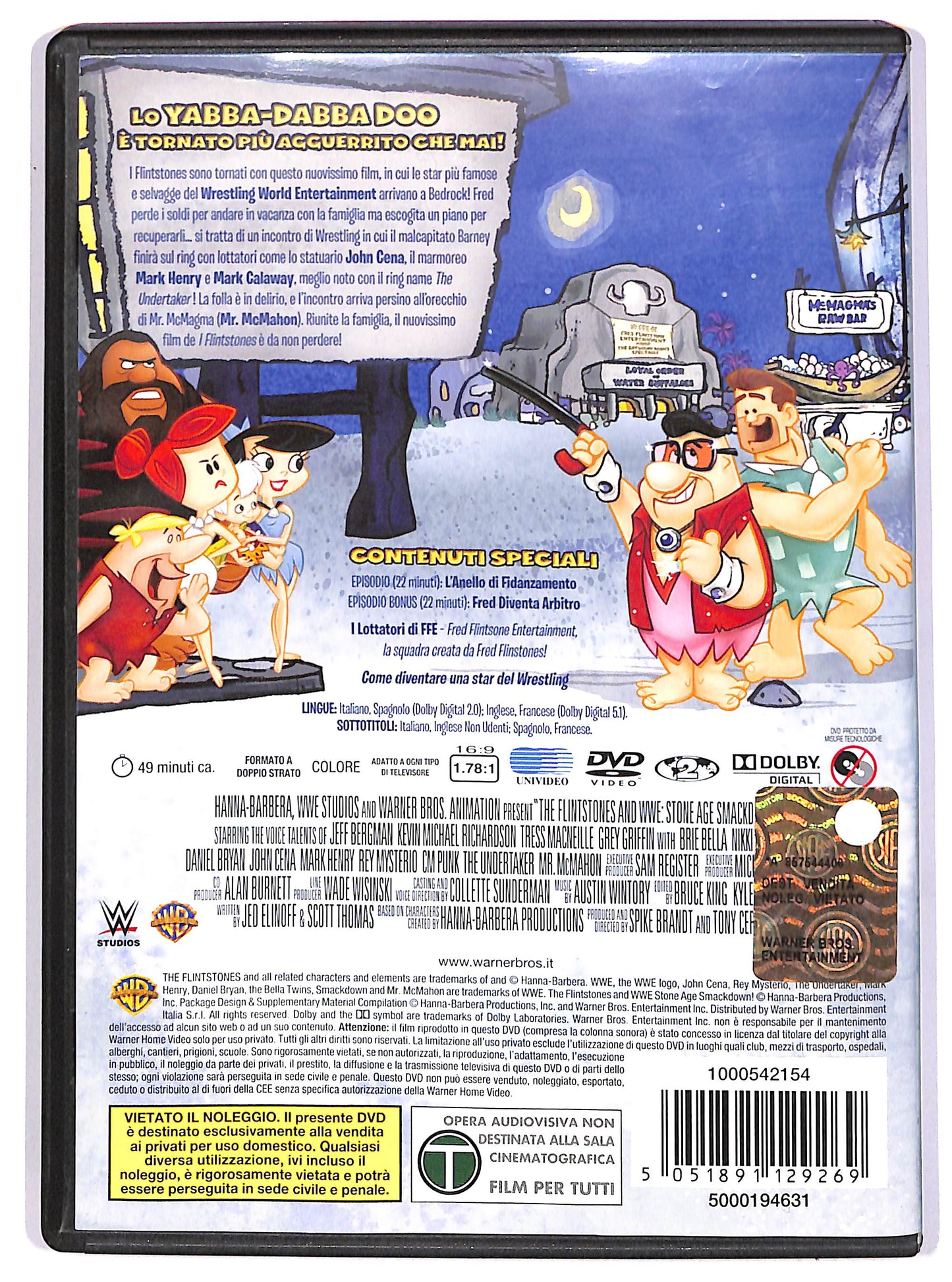 EBOND I Flintstones e WWE - Botte da orbi! DVD D614511