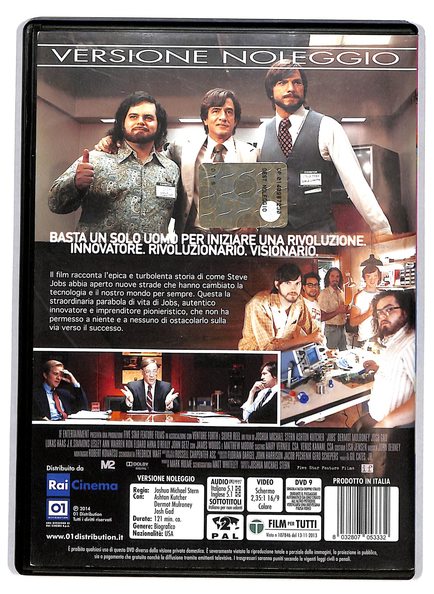 EBOND Jobs Ashton Kutcher NOLEGGIO DVD D614639